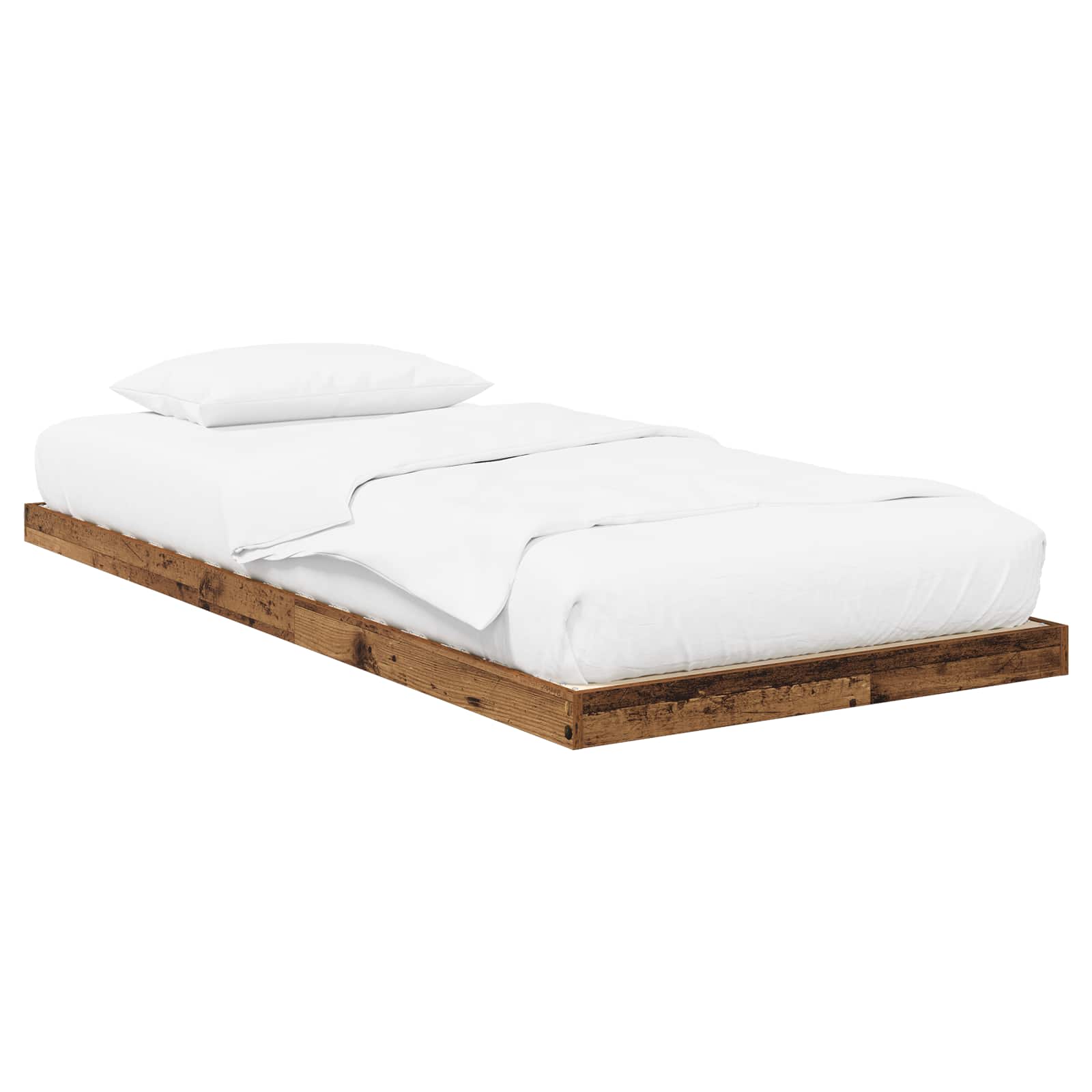 Krevet s daskama Staro drvo 90 x 190 cm Konstruirano drvo