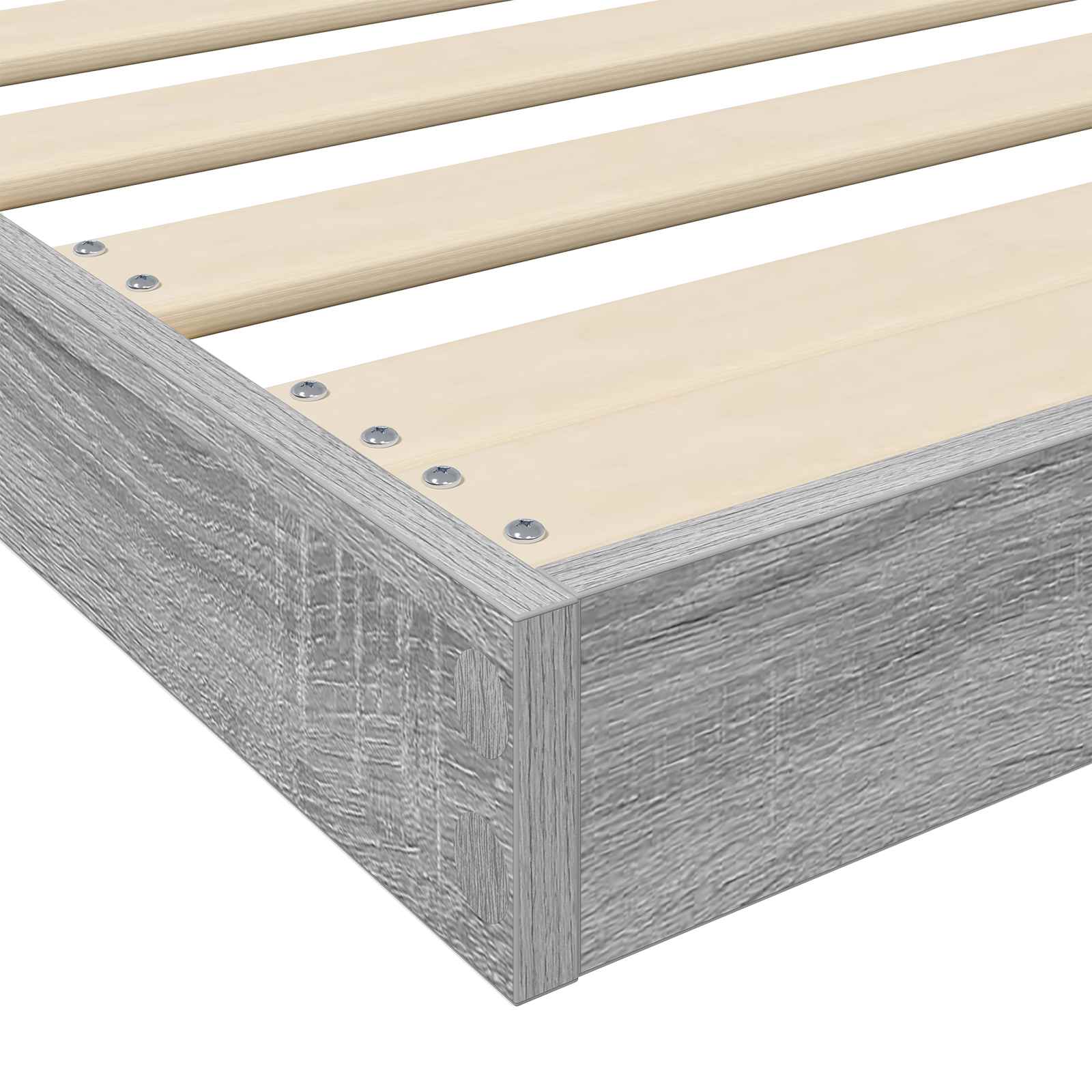 Krevet s daskama Siva Sonoma 80 x 200 cm Konstruirano drvo