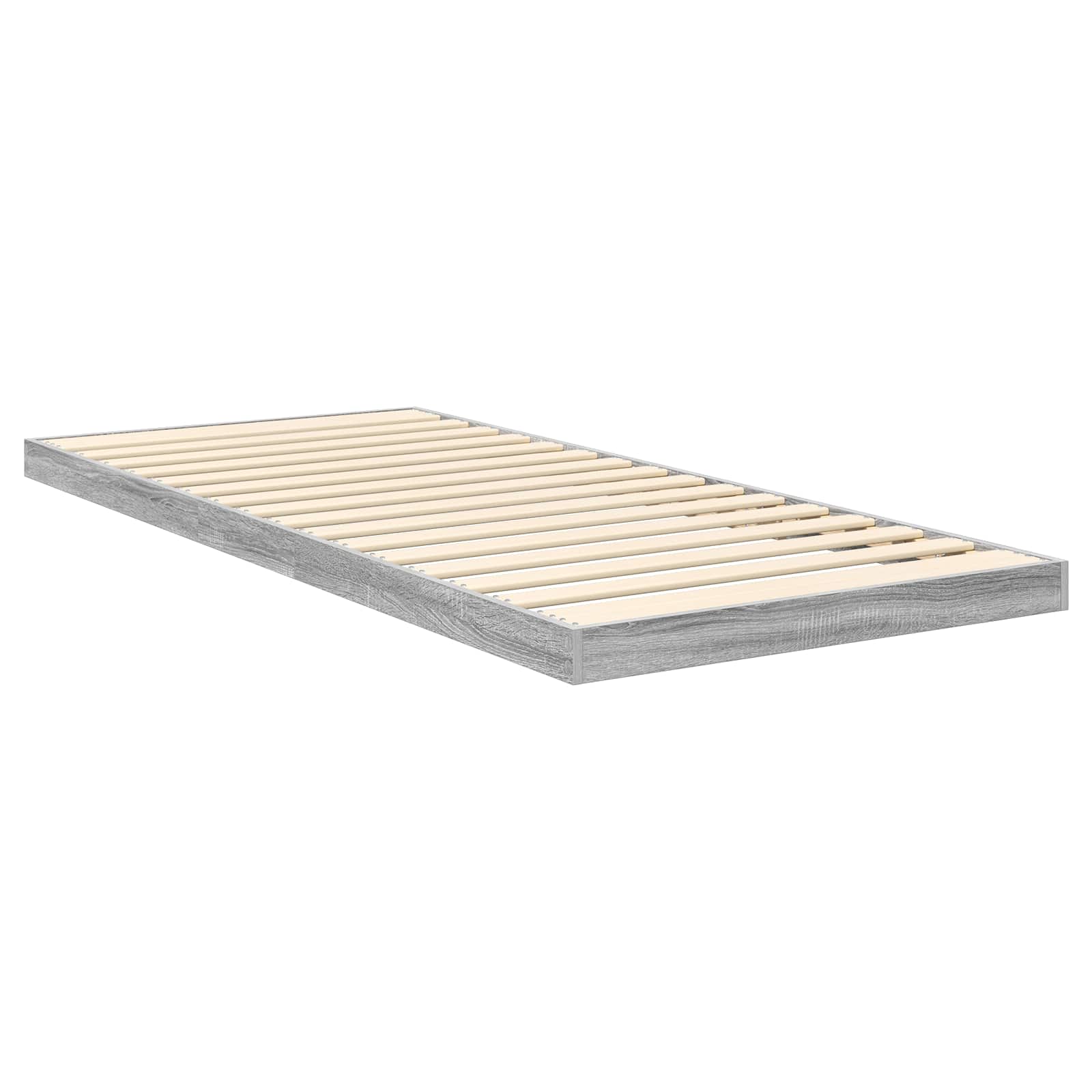 Krevet s daskama Siva Sonoma 100 x 200 cm Konstruirano drvo