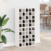 Stalak za vino 2 pcs Bijelo 56 x 25 x 56 cm Čvrsto borovo drvo