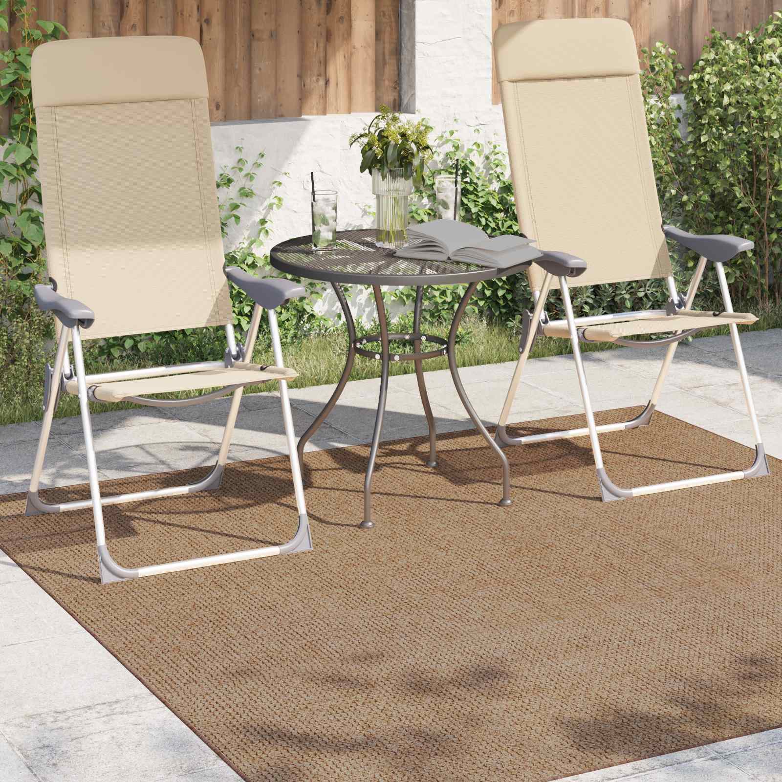 Tepisi za područja AGIRA Prirodna 200 x 200 cm Poliester
