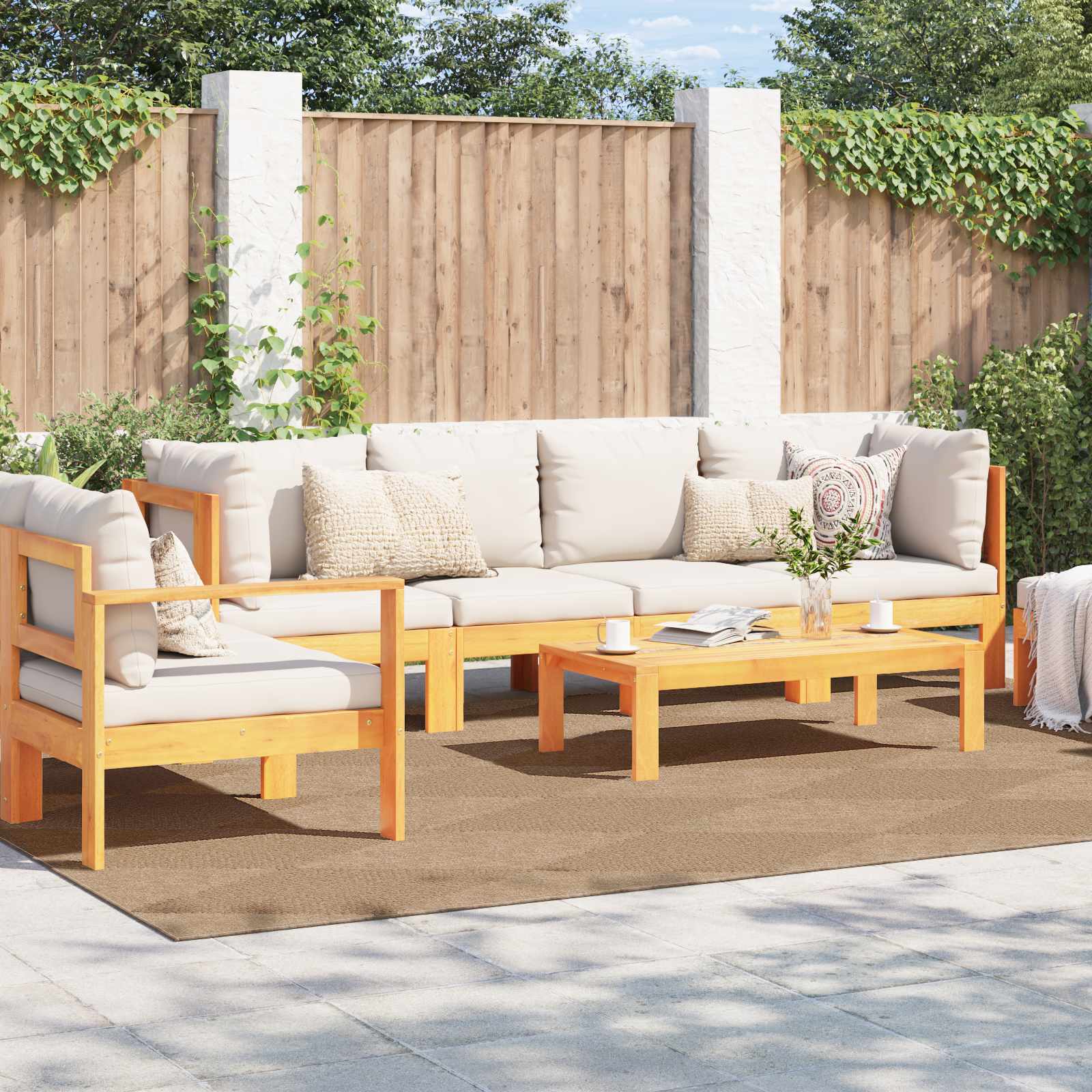Tepisi za područja AGIRA Prirodna 280 x 200 cm Poliester