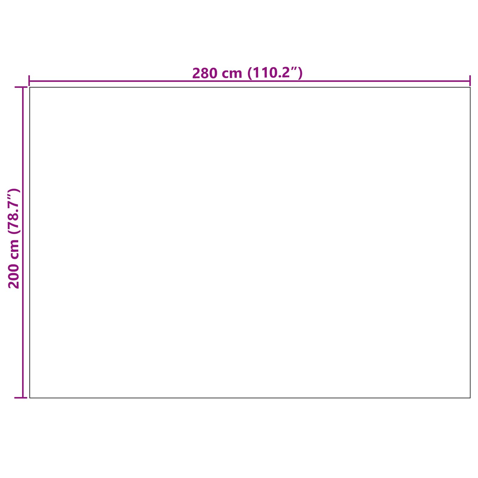 Tepisi za područja AGIRA Prirodna 280 x 200 cm Poliester