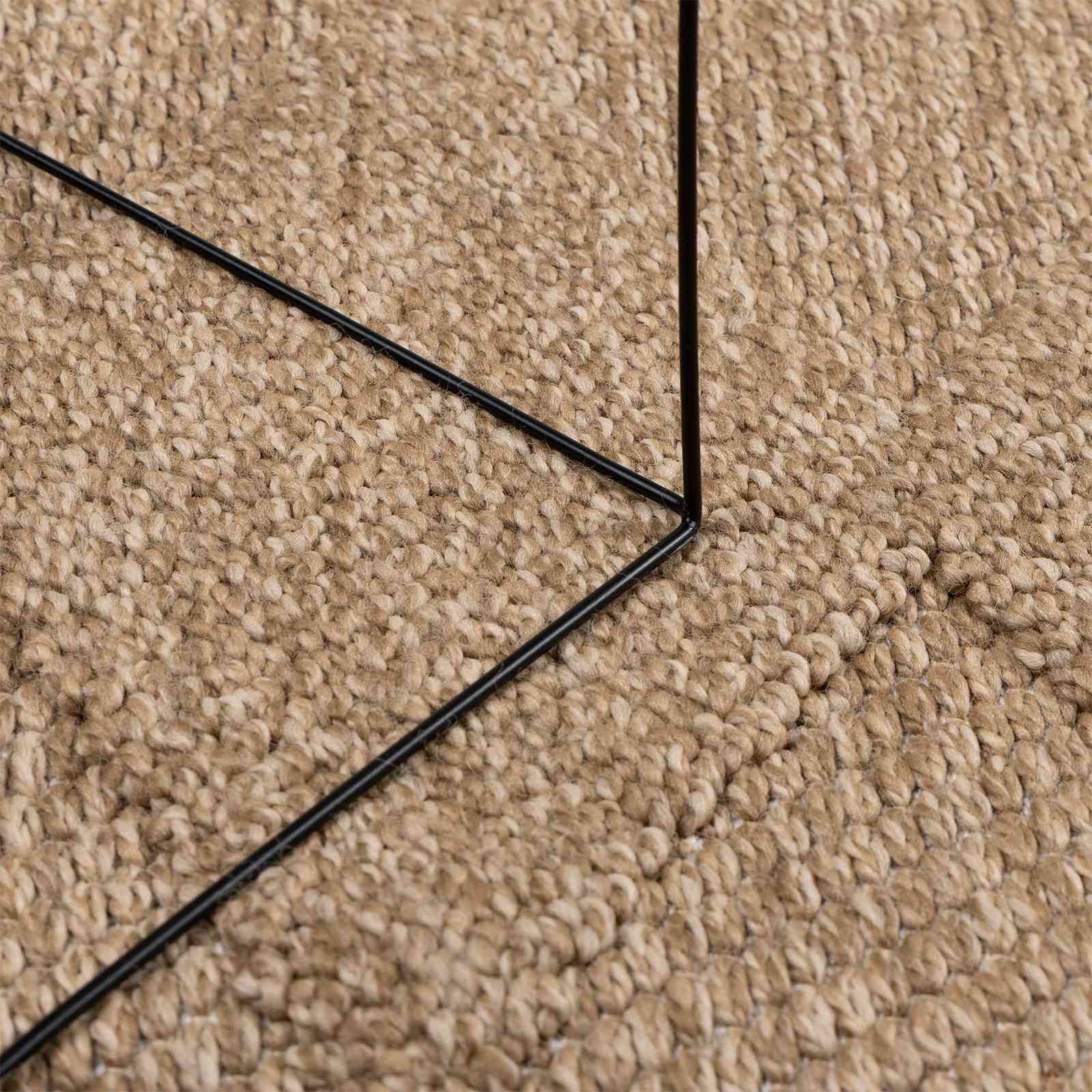Tepisi za područja AGIRA Prirodna 200 x 200 cm Poliester
