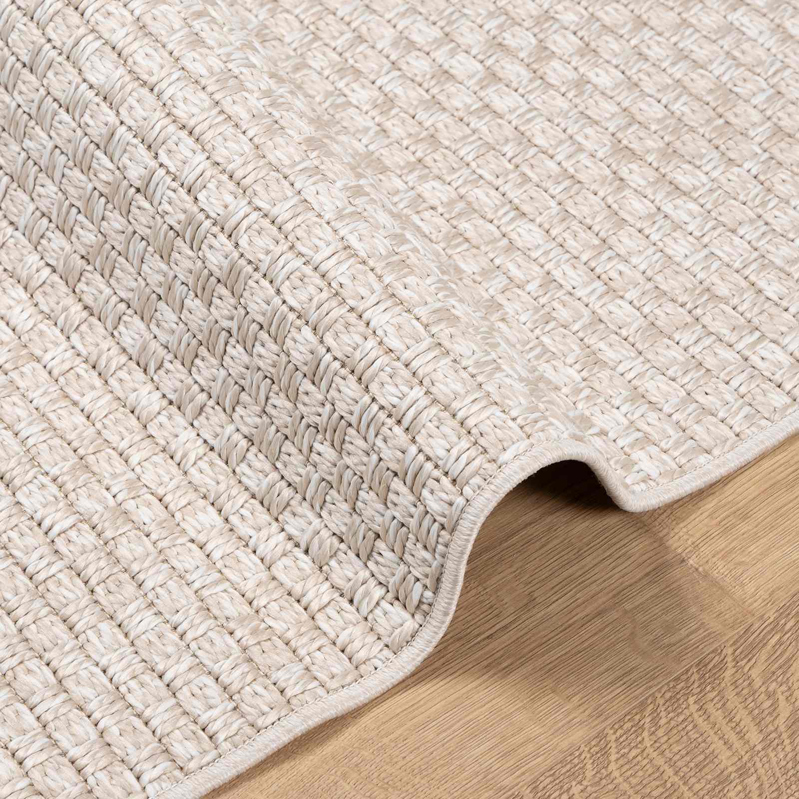 Tepisi za područja Četvrtasti FARO Krema 120 x 120 cm Poliester