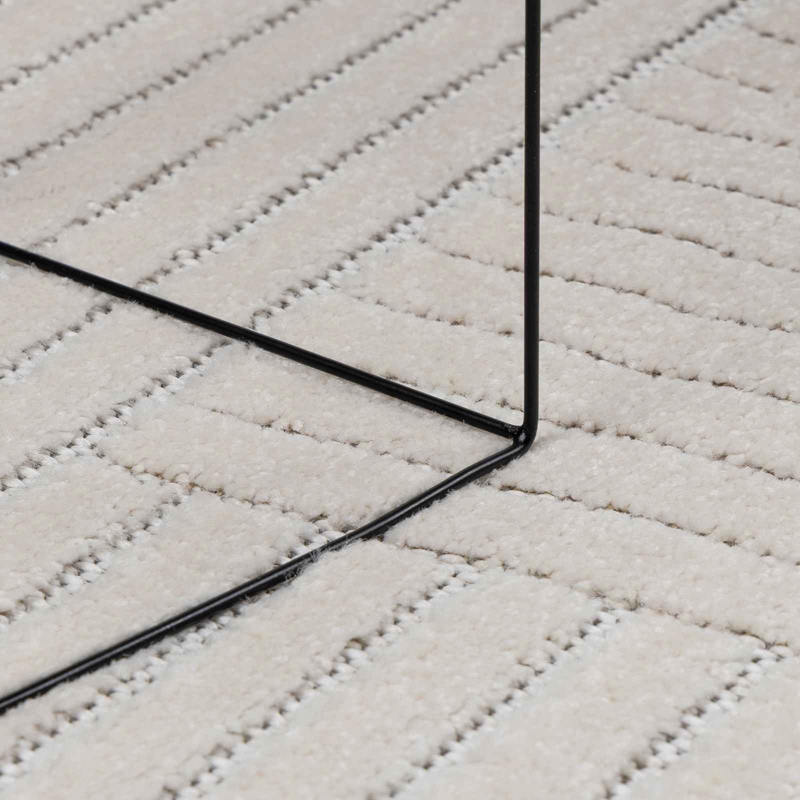 Tepisi za područja PALMERAS Krema 200 x 200 cm Poliester