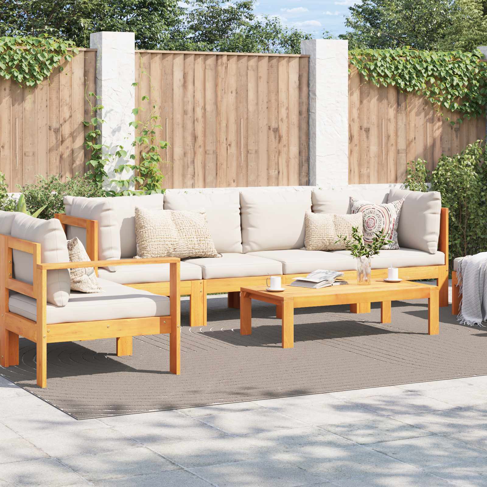 Tepisi za područja PALMERAS Bež 280 x 200 cm Poliester