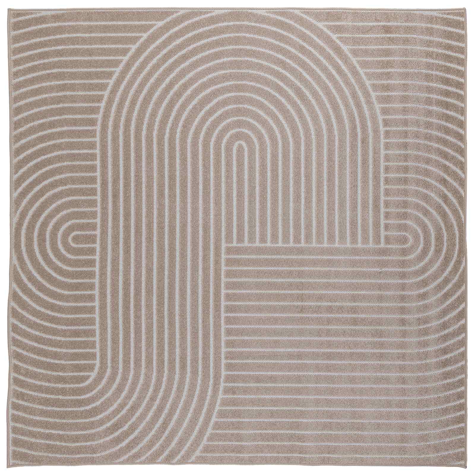 Tepisi za područja PALMERAS Bež 120 x 120 cm Poliester