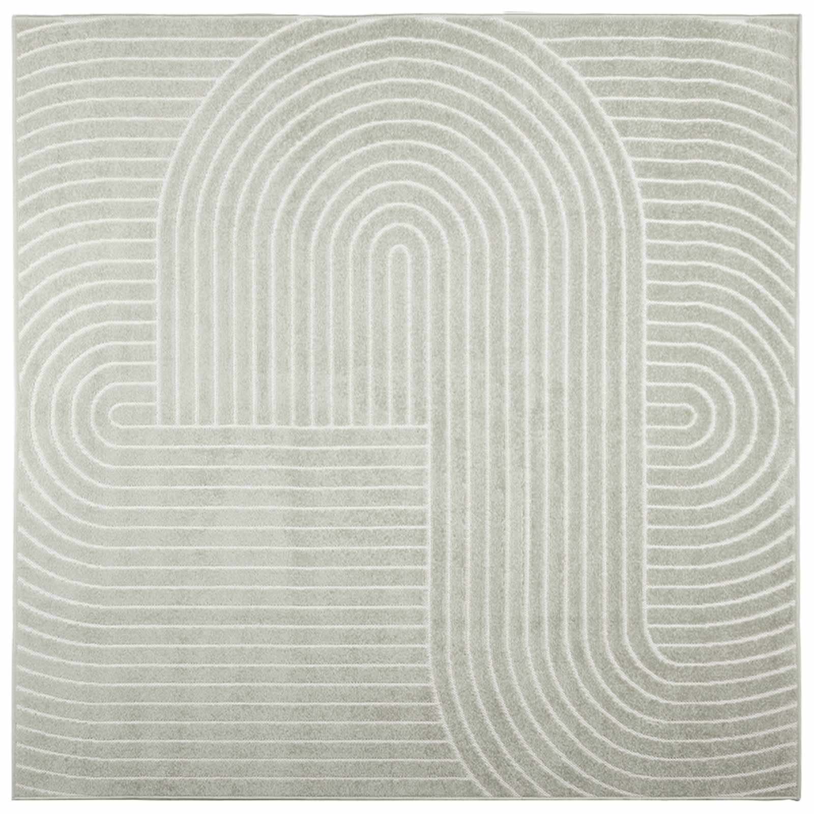 Tepisi za područja PALMERAS Zelena 200 x 200 cm Poliester