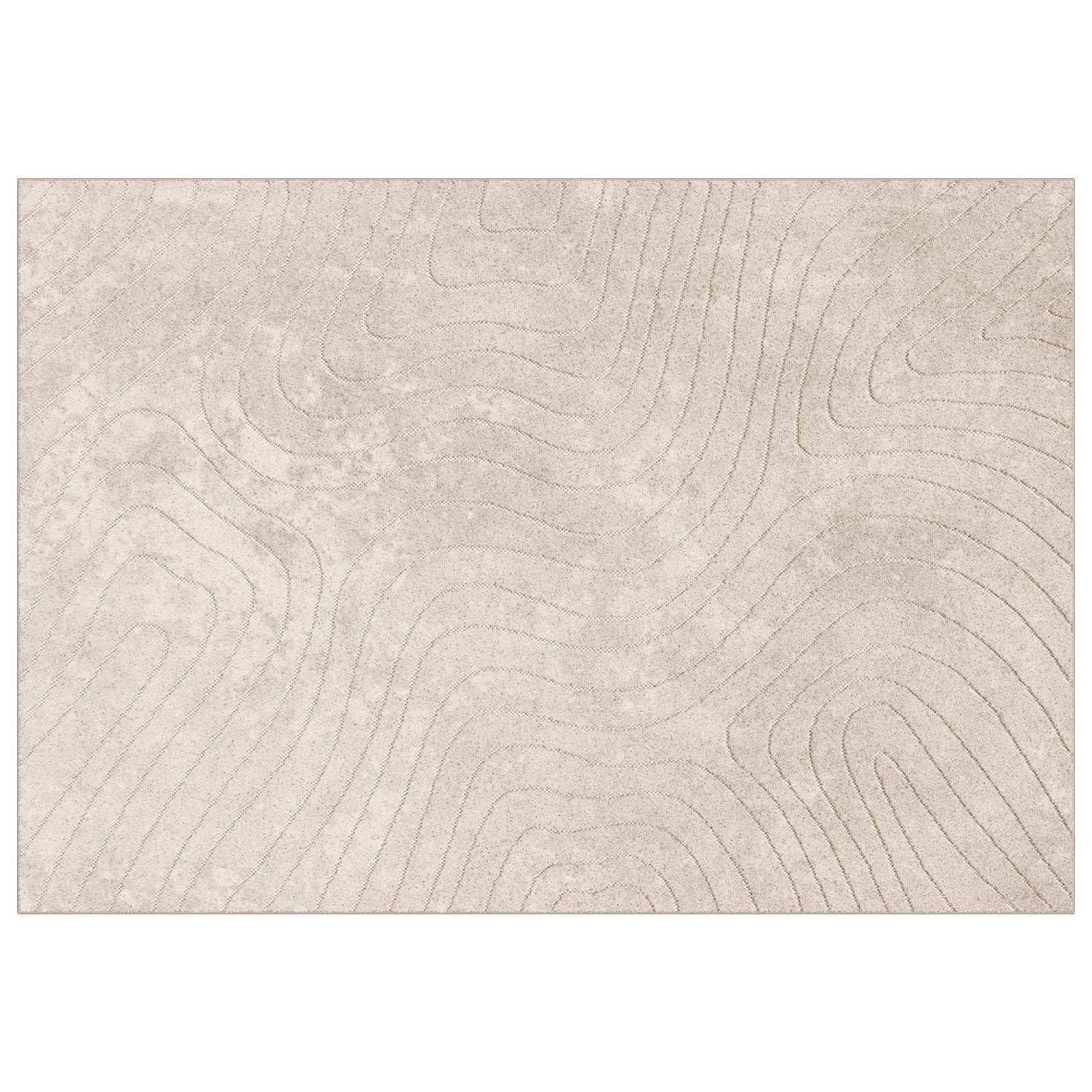 Tepisi za područja PALMERAS Bež 120 x 170 cm Poliester