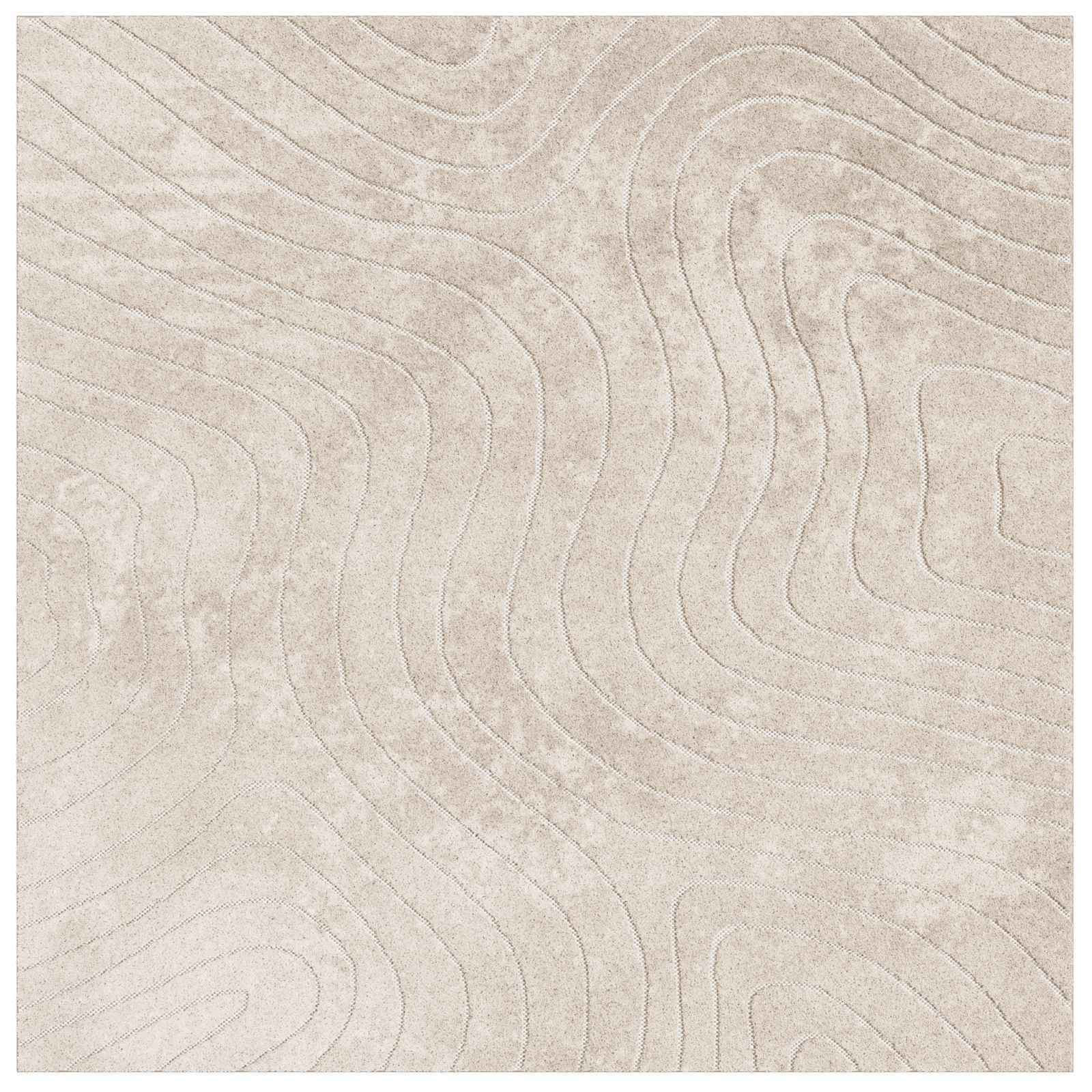 Tepisi za područja PALMERAS Bež 240 x 240 cm Poliester