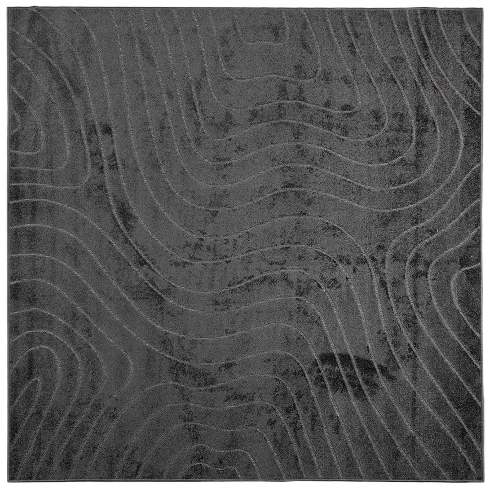 Tepisi za područja PALMERAS Antracit 120 x 120 cm Poliester