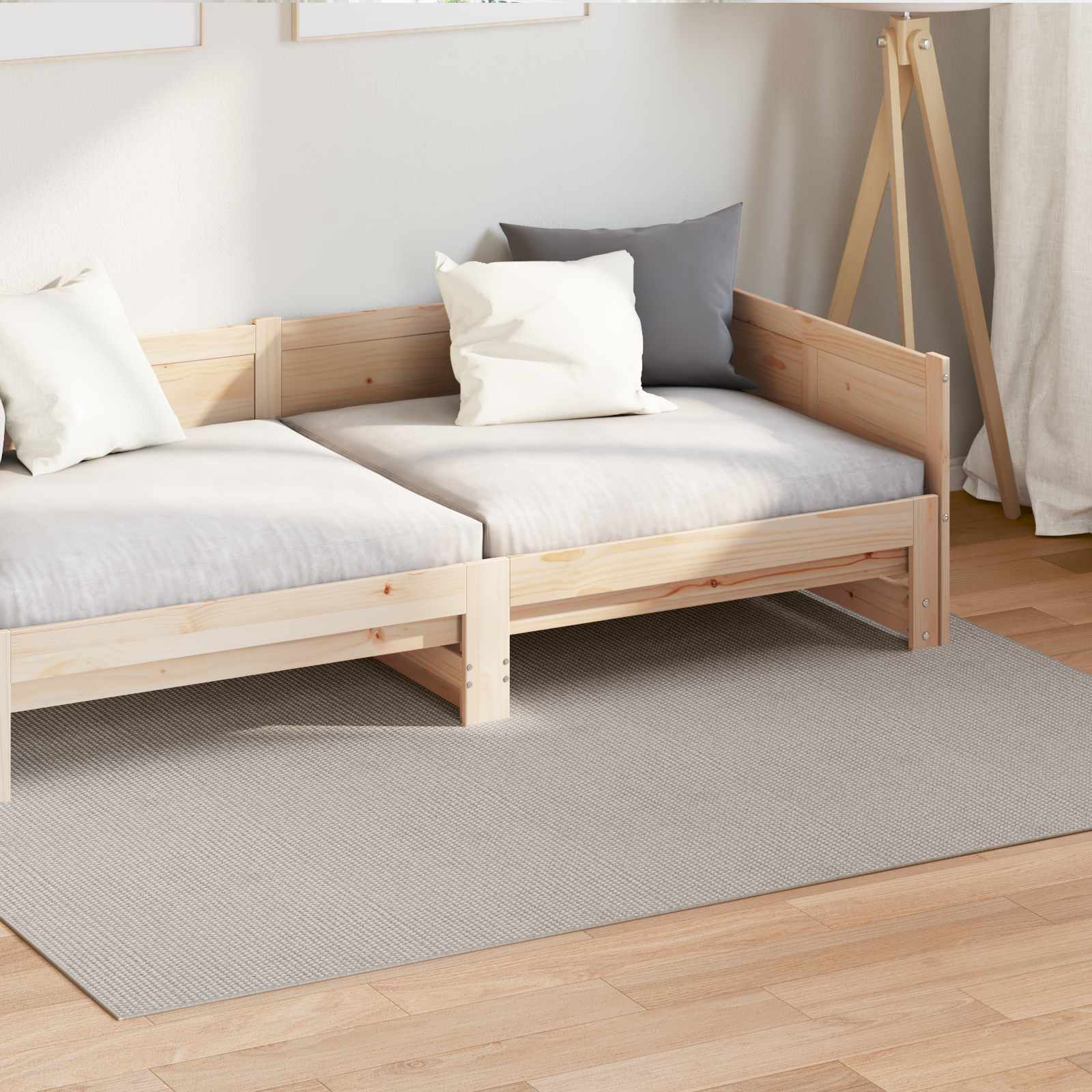 Tepisi za područja Pravokutni LUGO Krema 170 x 120 cm Poliester