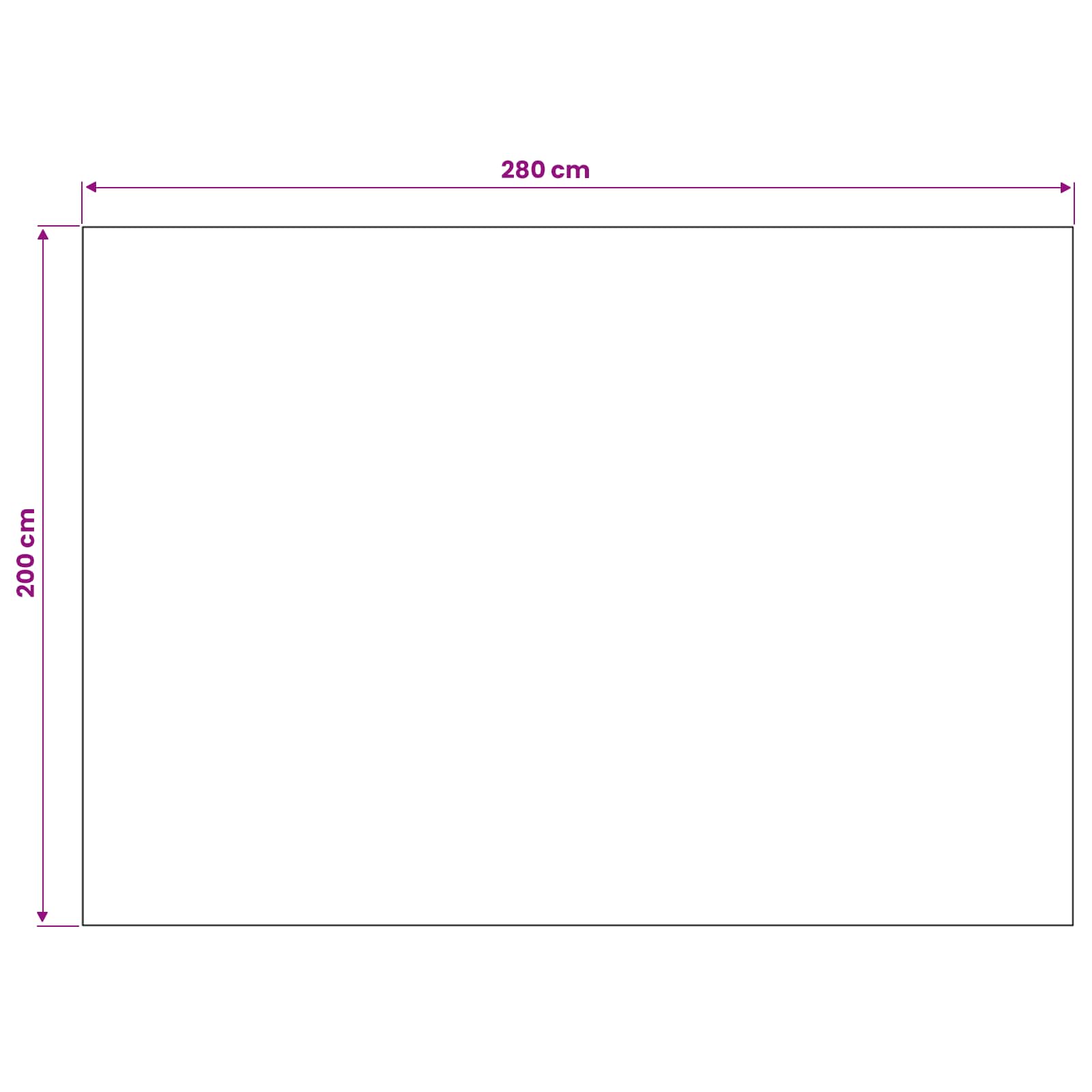 Tepisi za područja Pravokutni SIROLO Bež 280 x 200 cm Poliester