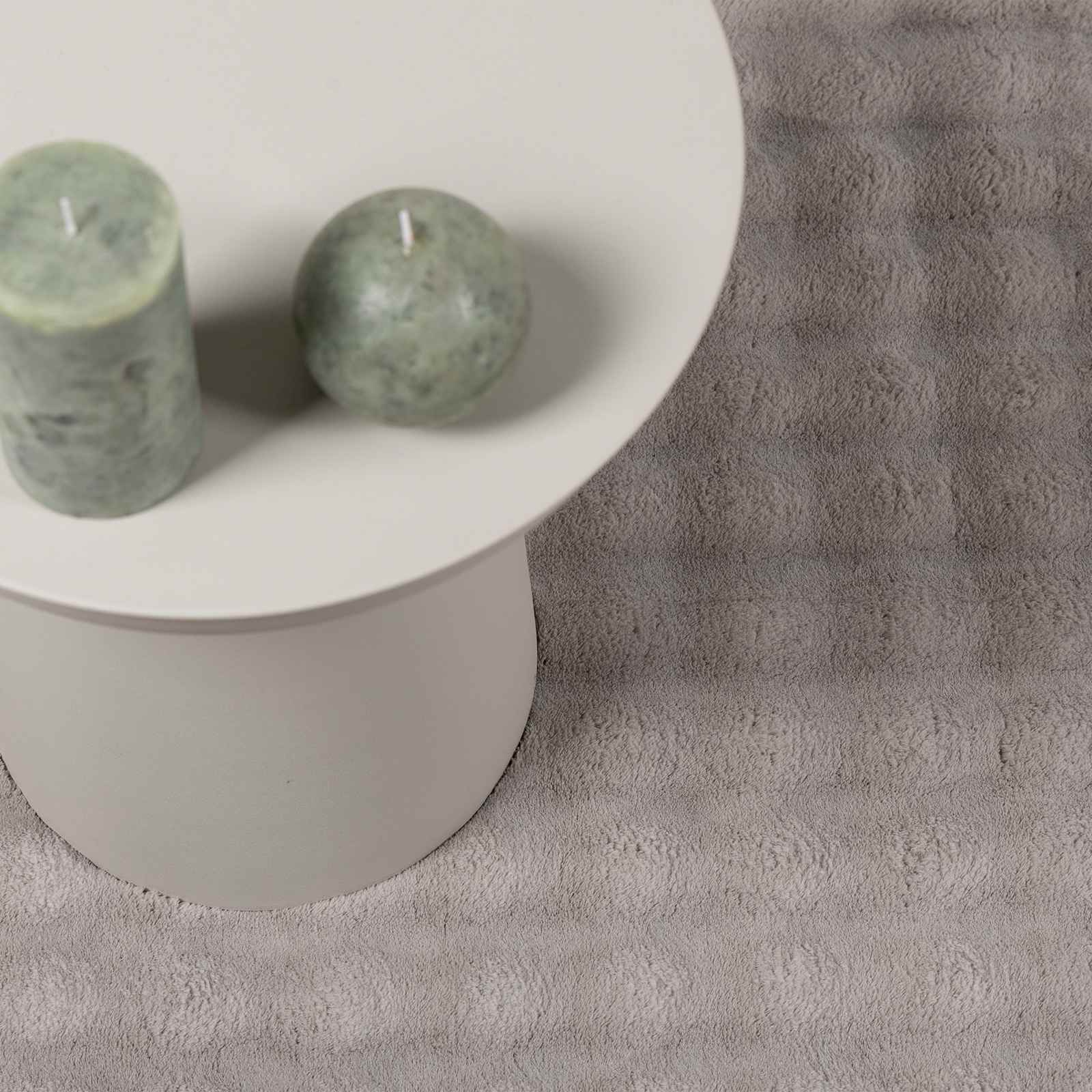 Tepisi za područja Kružni SIROLO Pijesak Ø 120 CM Poliester