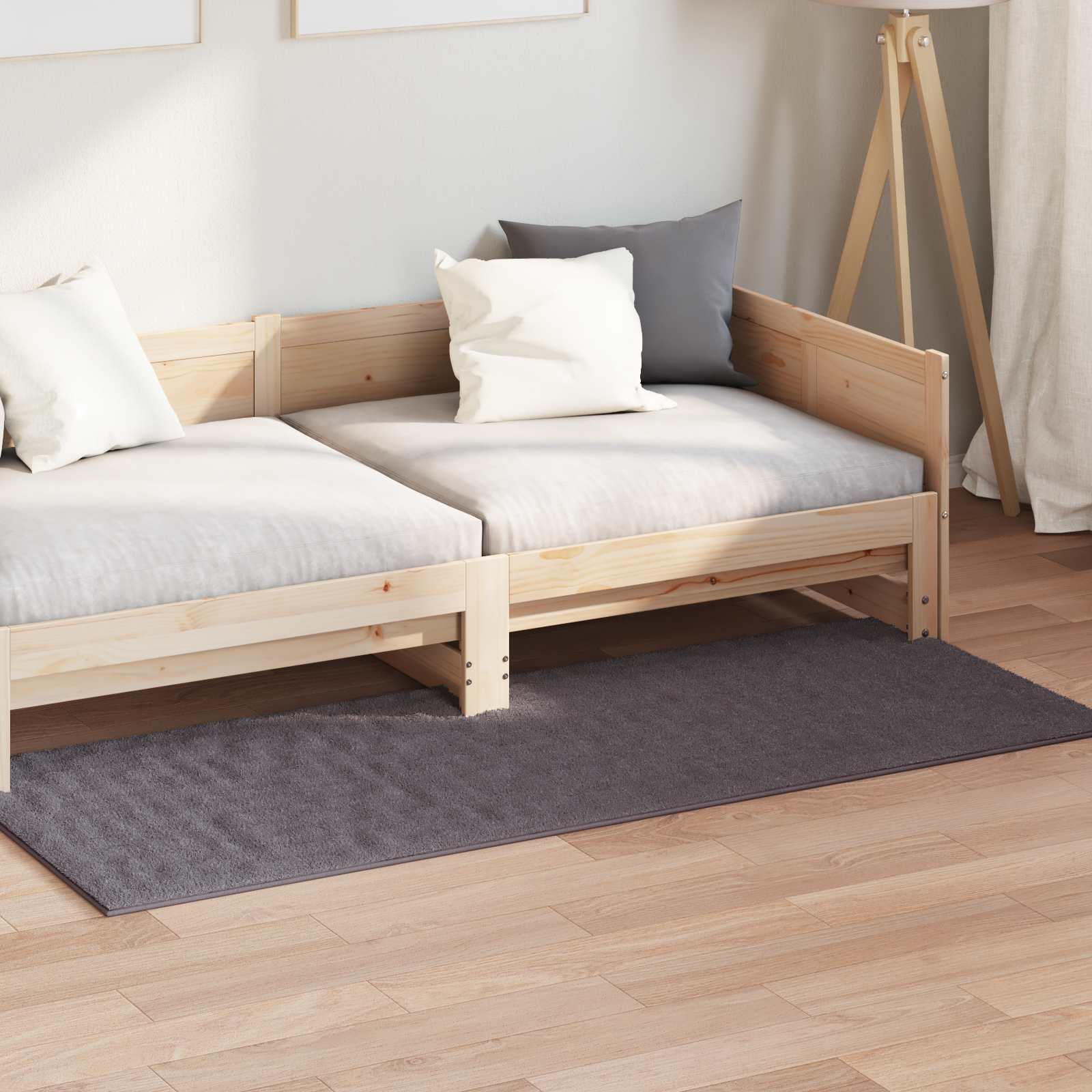 Tepisi za područja SIROLO Antracit 150 x 80 cm Poliester