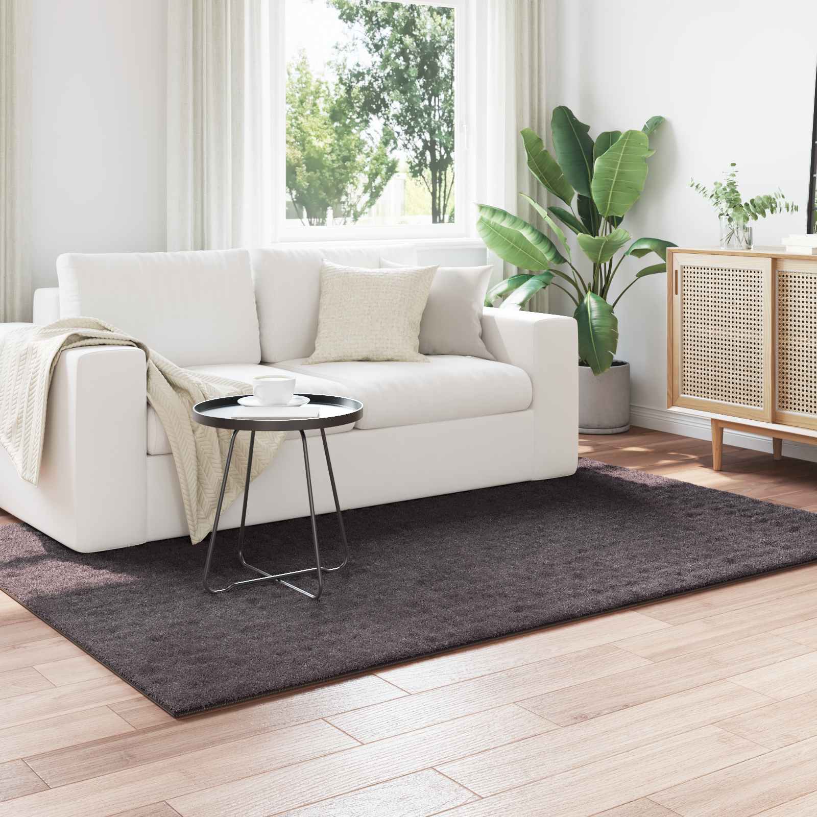 Tepisi za područja SIROLO Antracit 230 x 160 cm Poliester