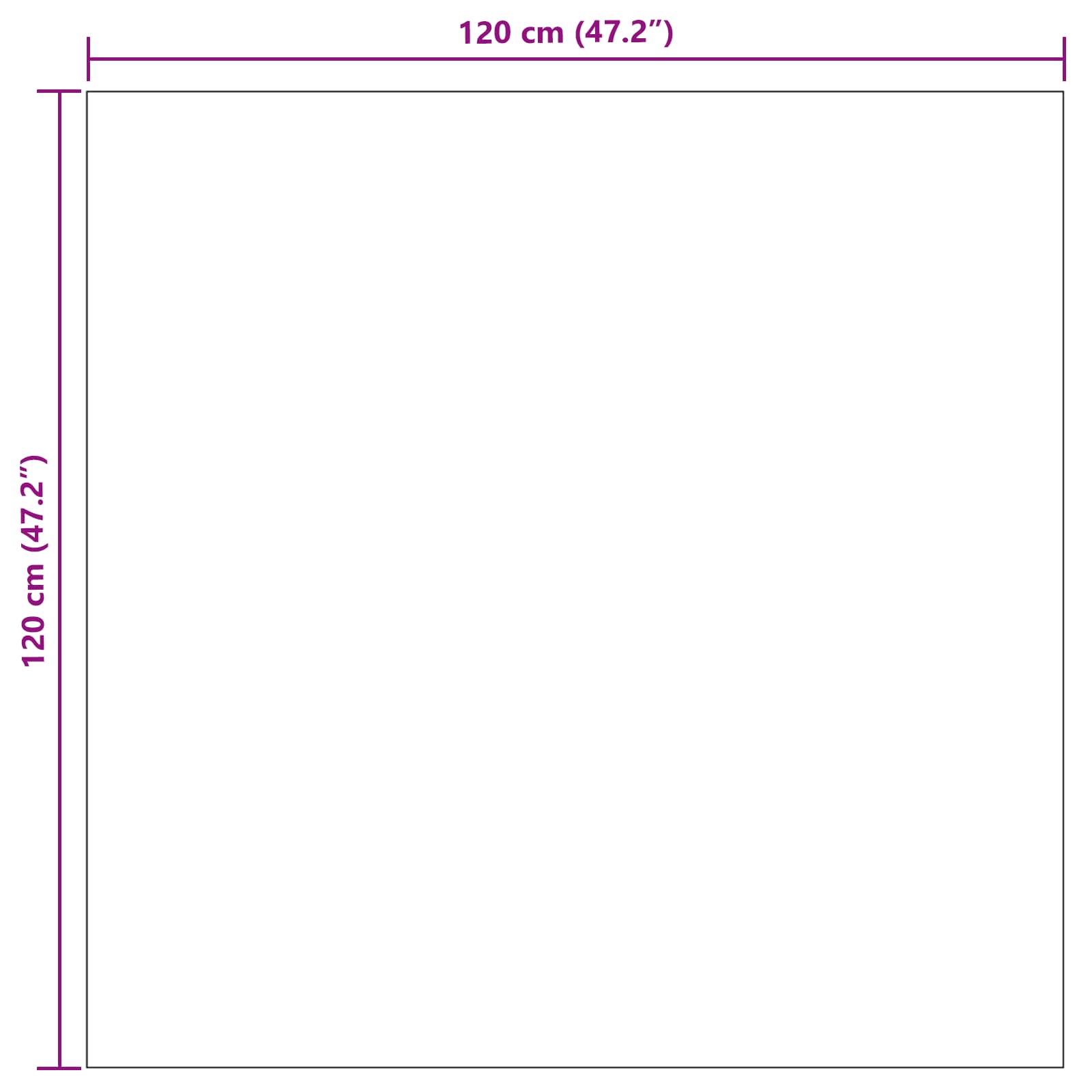 Tepisi za područja SIROLO Antracit 120 x 120 cm Poliester
