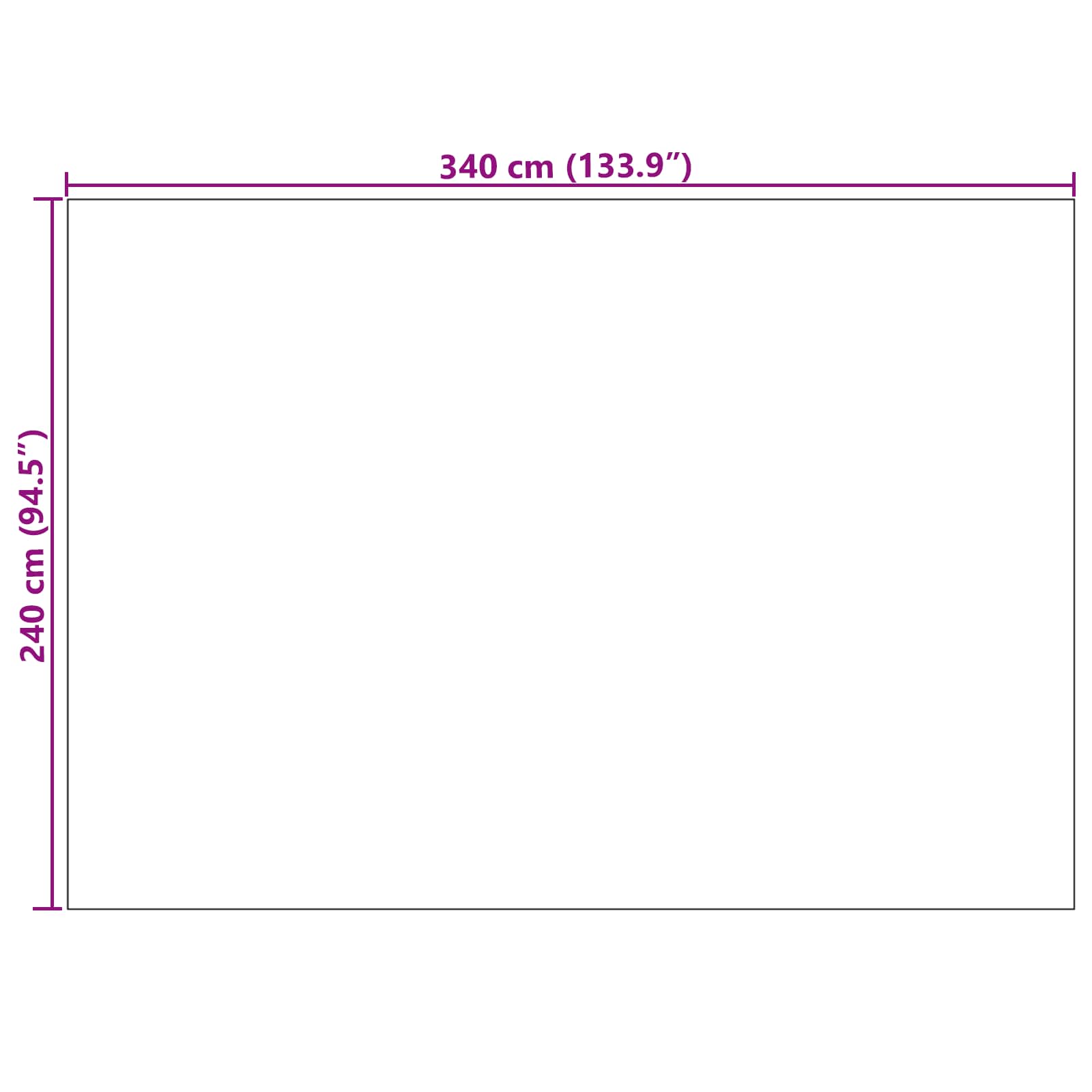 Tepisi za područja Pravokutni GALATI Bež 340 x 240 cm Poliester