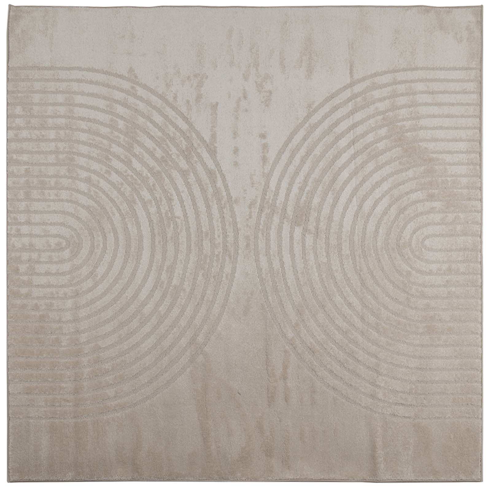 Tepisi za područja Četvrtasti GALATI Bež 240 x 240 cm Poliester