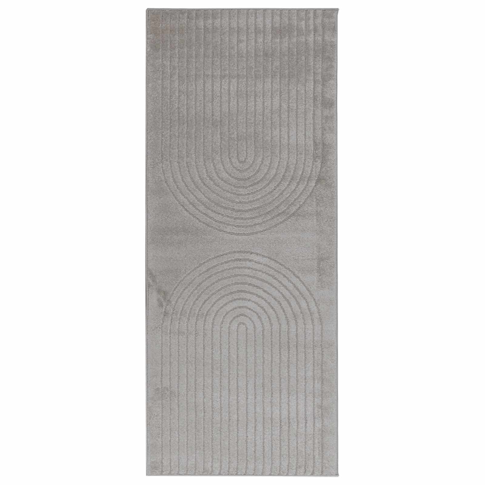 Tepisi za područja Pravokutni GALATI Sivi 200 x 80 cm Poliester