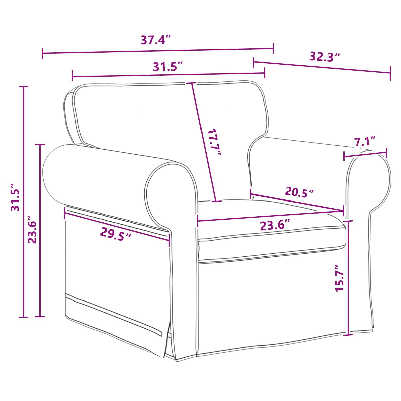 Set sofe 2 pcs Tamno siva 155 x 82 x 80 cm tkanina