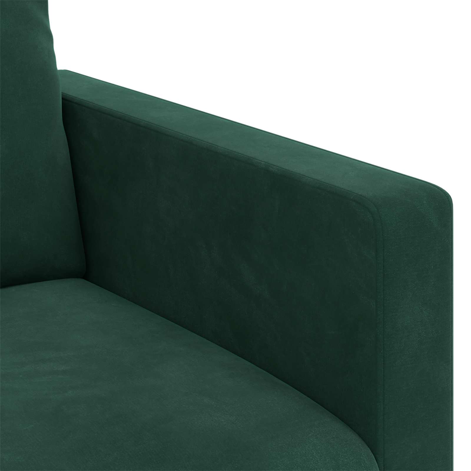 Set sofe 2 pcs Tamnozelena 138 x 78 x 80 cm Baršun