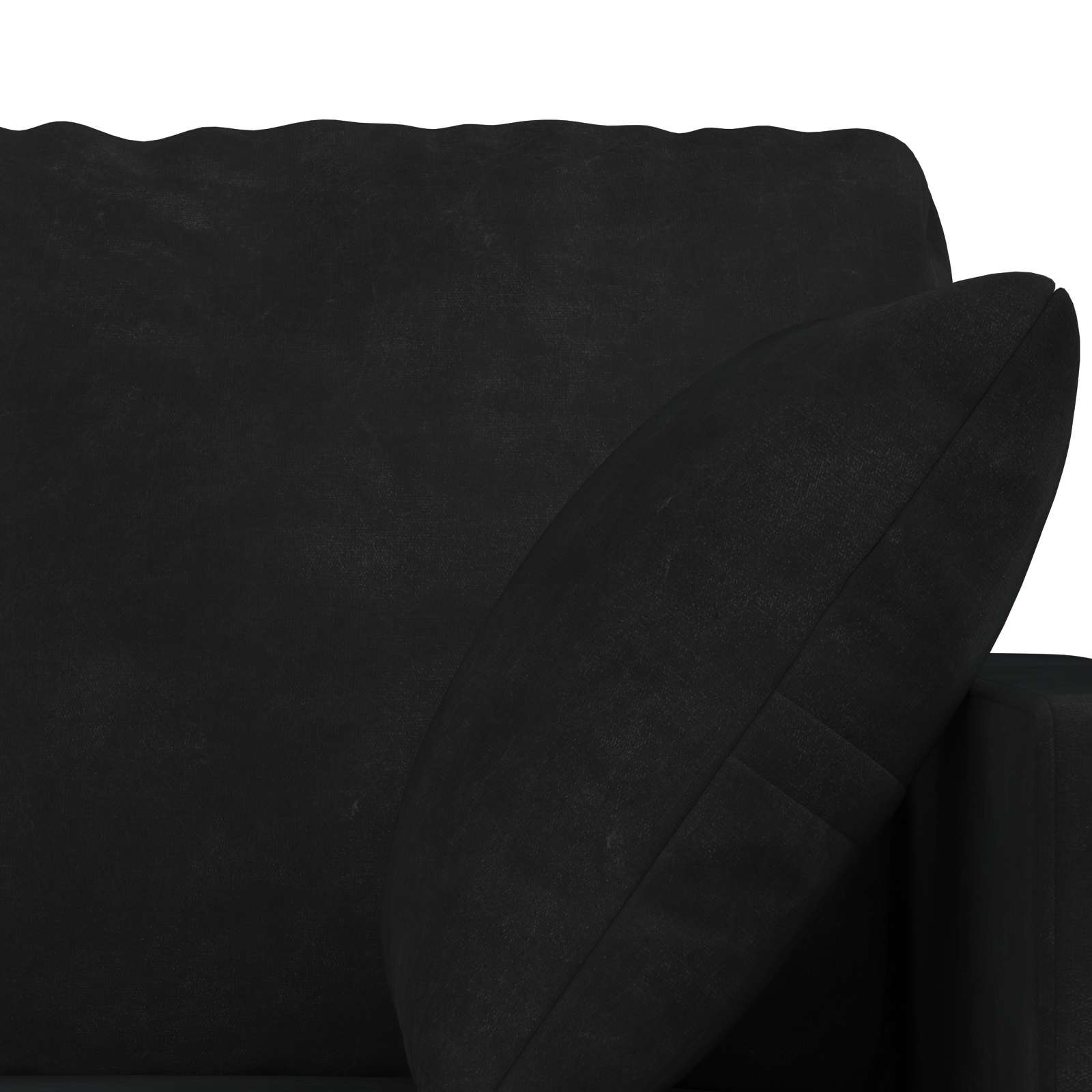 Set sofe 2 pcs Crna 138 x 78 x 80 cm Baršun