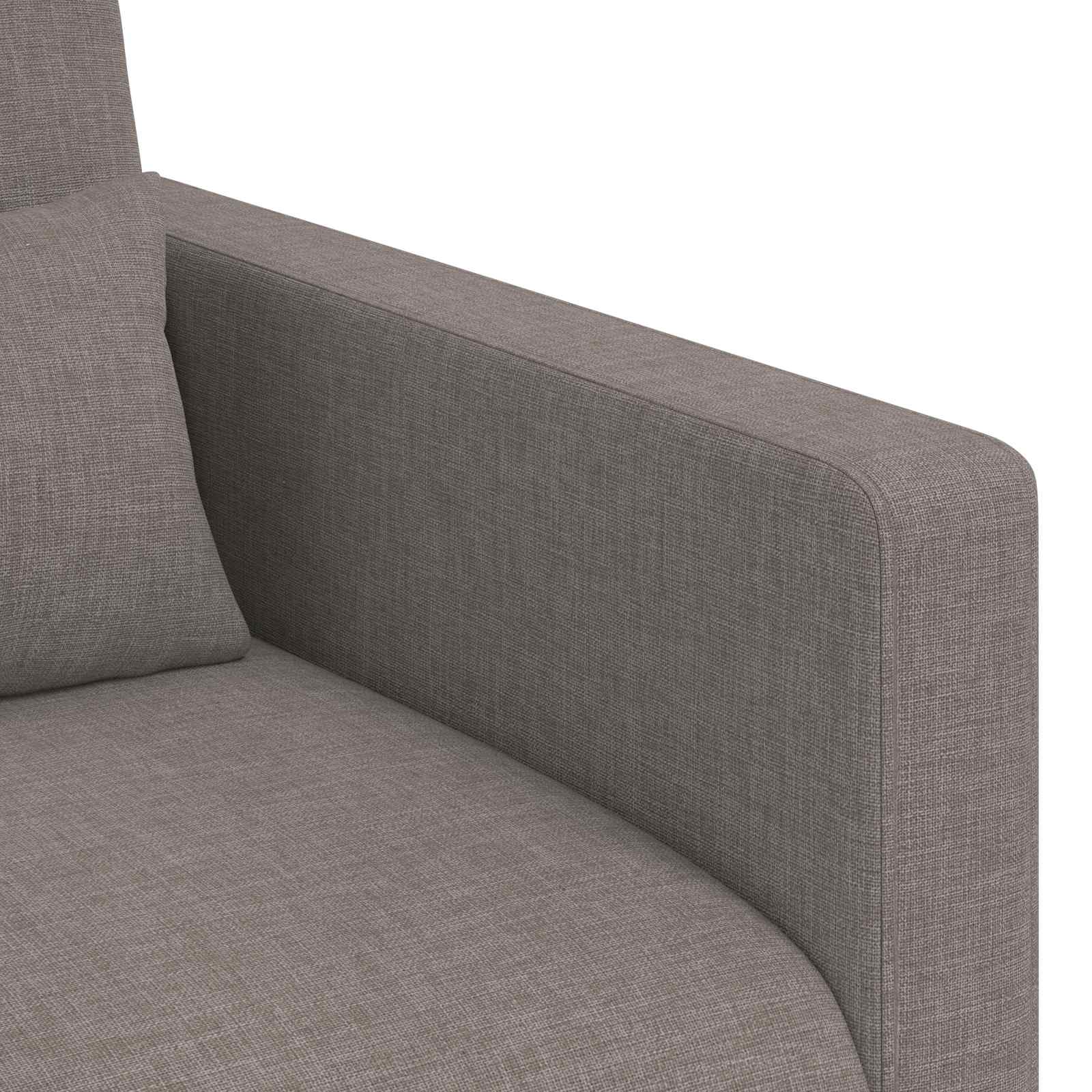 Set sofe 2 pcs Sivo-smeđa 158 x 78 x 80 cm tkanina