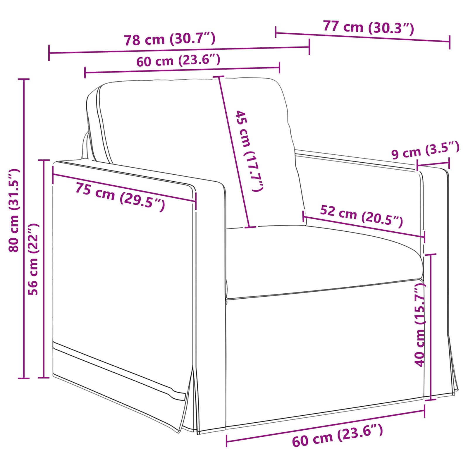 Set sofe 2 pcs Ružičasta 158 x 78 x 80 cm Baršun