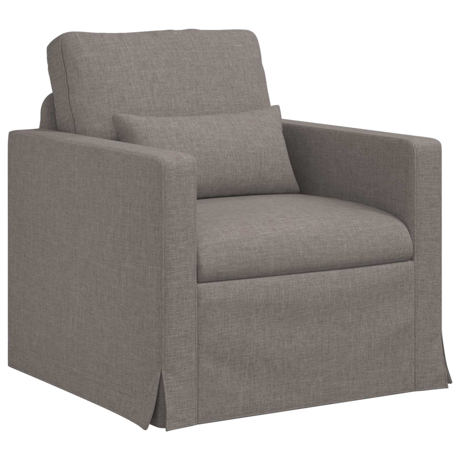 Set sofe 2 pcs Sivo-smeđa 198 x 78 x 80 cm tkanina