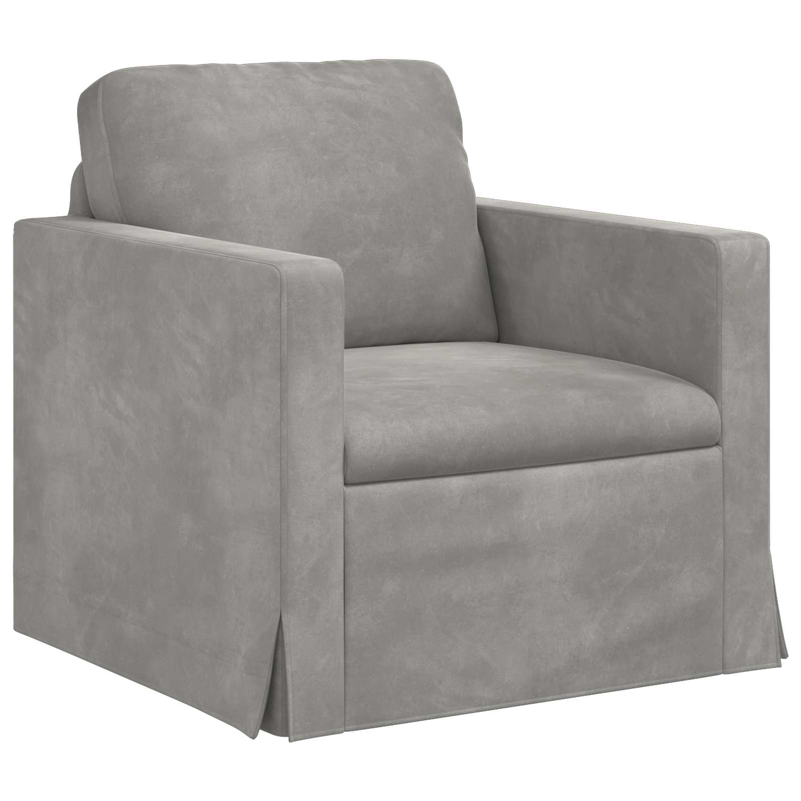 Set sofe 2 pcs Svijetlo siva 198 x 78 x 80 cm Baršun