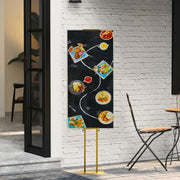Stalci za sajmove 2 pcs Zlatno 30 x 23,5 x 210 cm Čelik