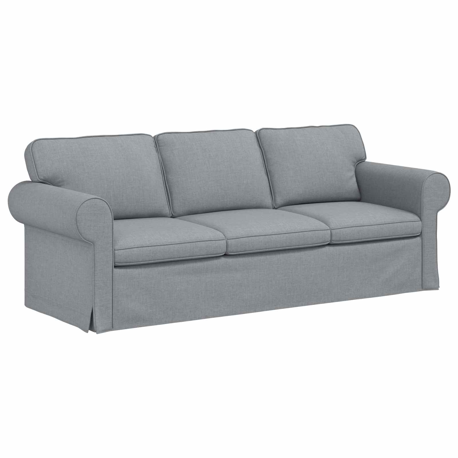 Sofa Svijetlo siva 215 x 82 x 80 cm tkanina