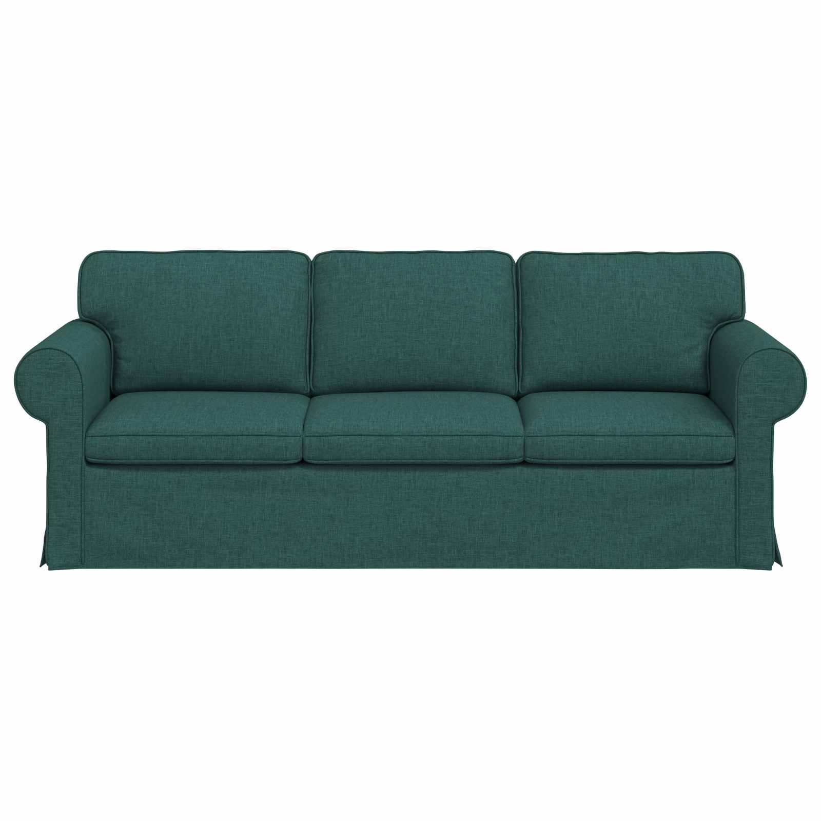 Sofa Tamnozelena 215 x 82 x 80 cm tkanina