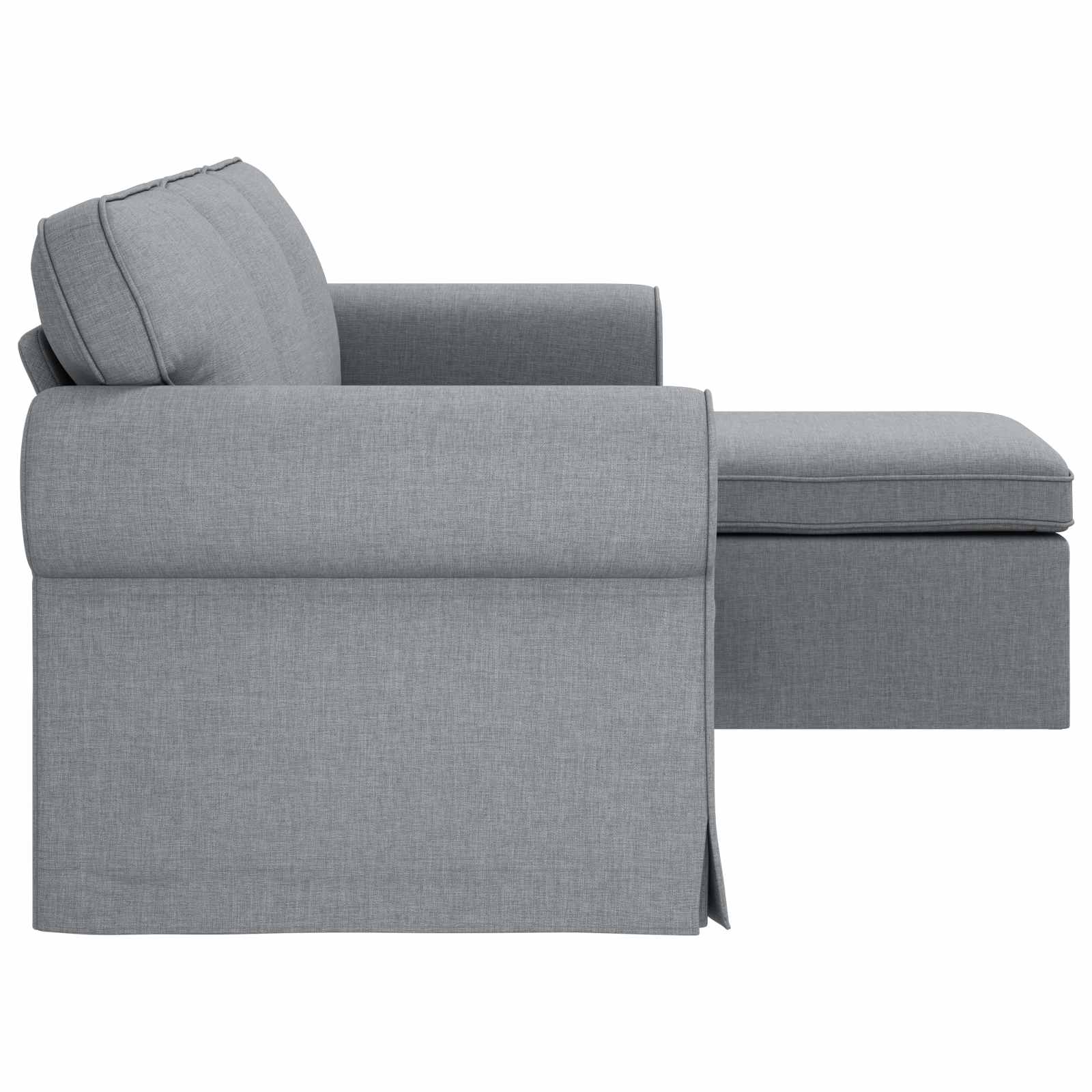 Sofa Svijetlo siva 195 x 138 x 80 cm tkanina