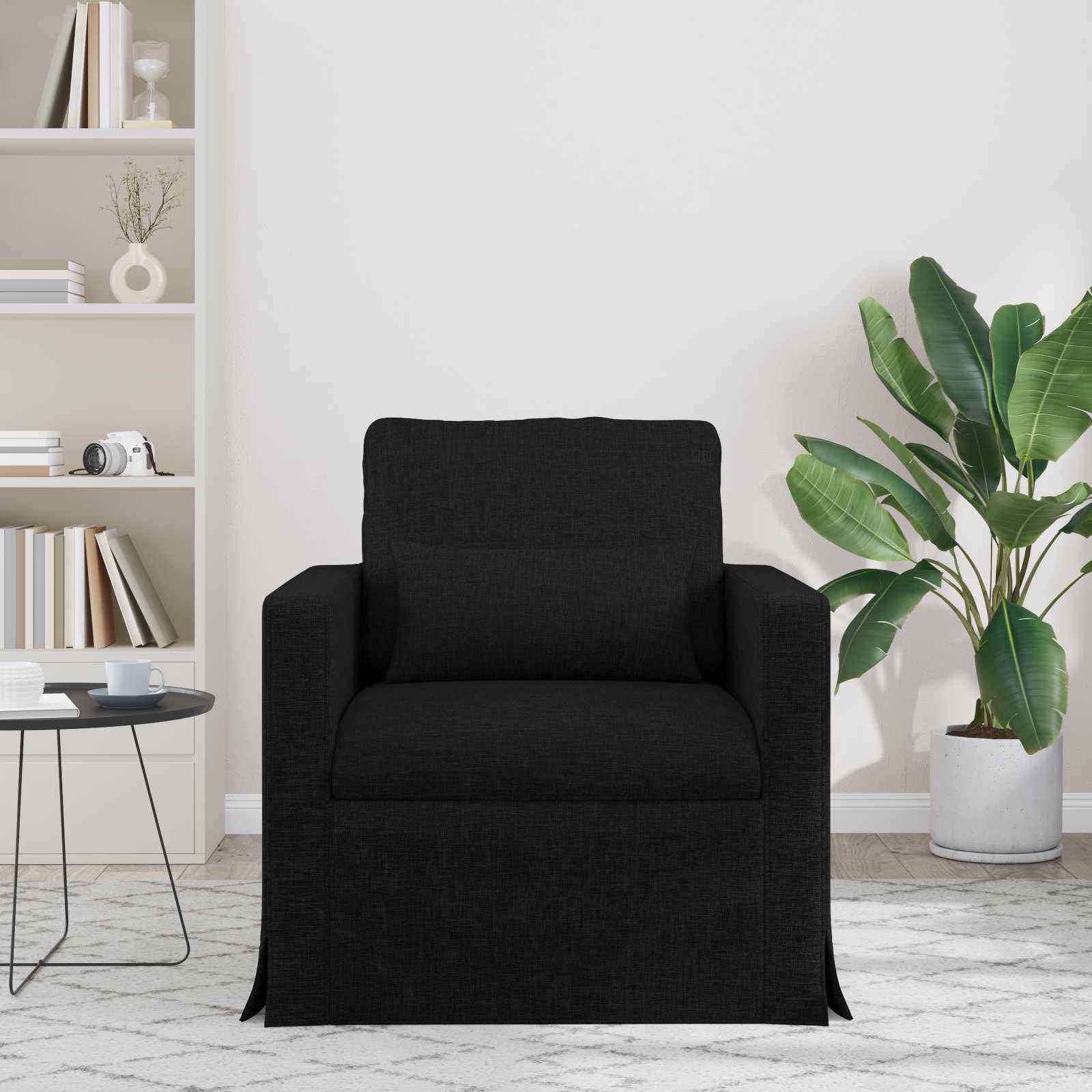Sofa Crna 78 x 78 x 80 cm tkanina