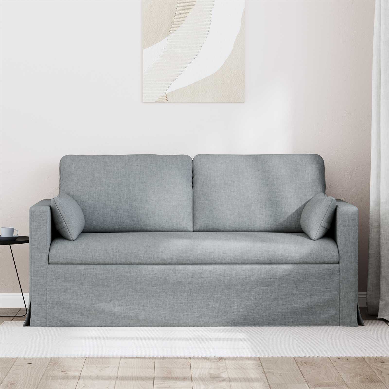 Sofa Svijetlo siva 158 x 78 x 80 cm tkanina
