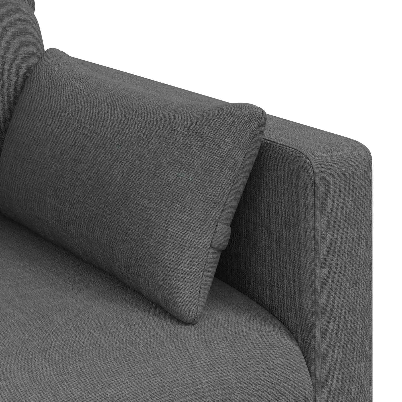 Sofa Tamno siva 198 x 78 x 80 cm tkanina