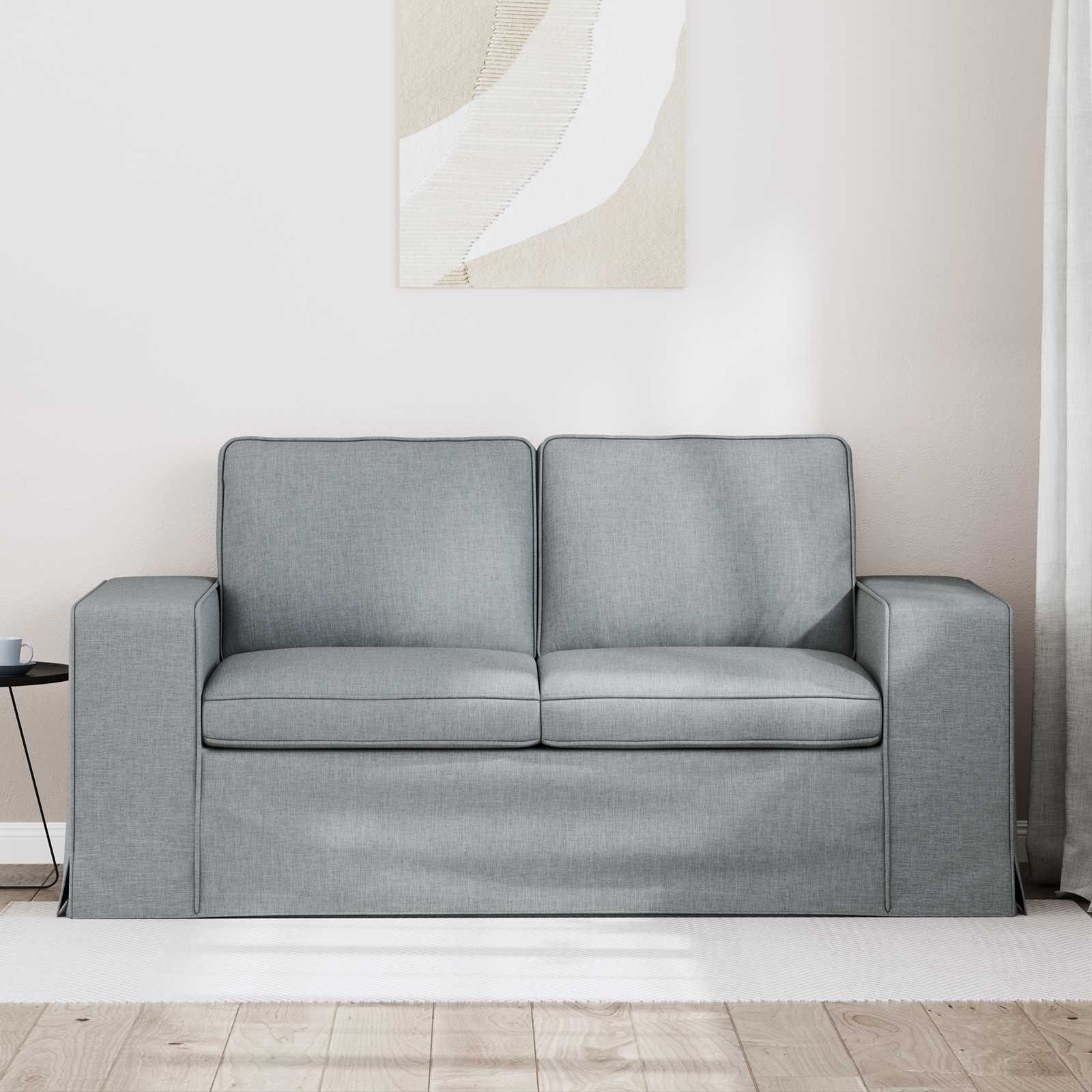 Sofa Svijetlo siva 162 x 80 x 82 cm tkanina
