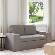 Sofa Sivo-smeđa 162 x 80 x 82 cm tkanina