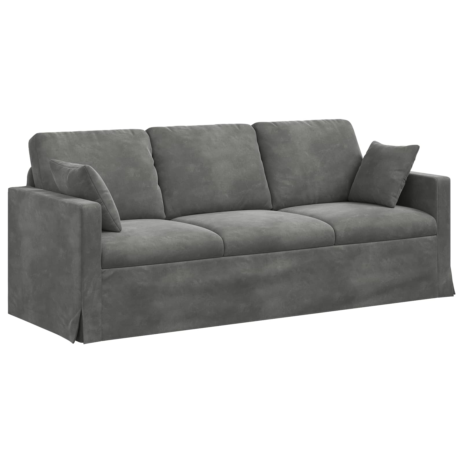 Sofa Tamno siva 198 x 78 x 80 cm Baršun
