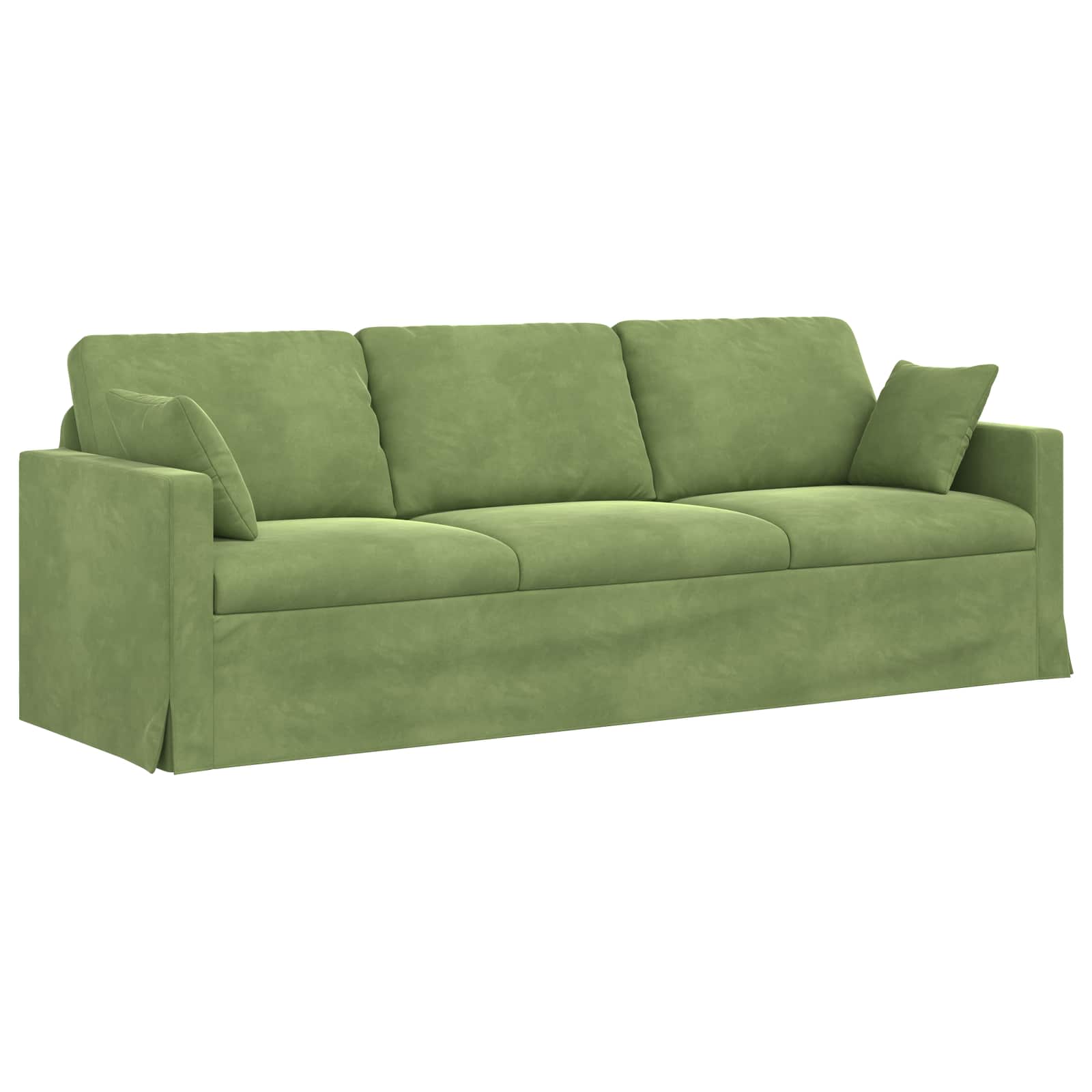 Sofa Svijetlo zelena 228 x 78 x 80 cm Baršun