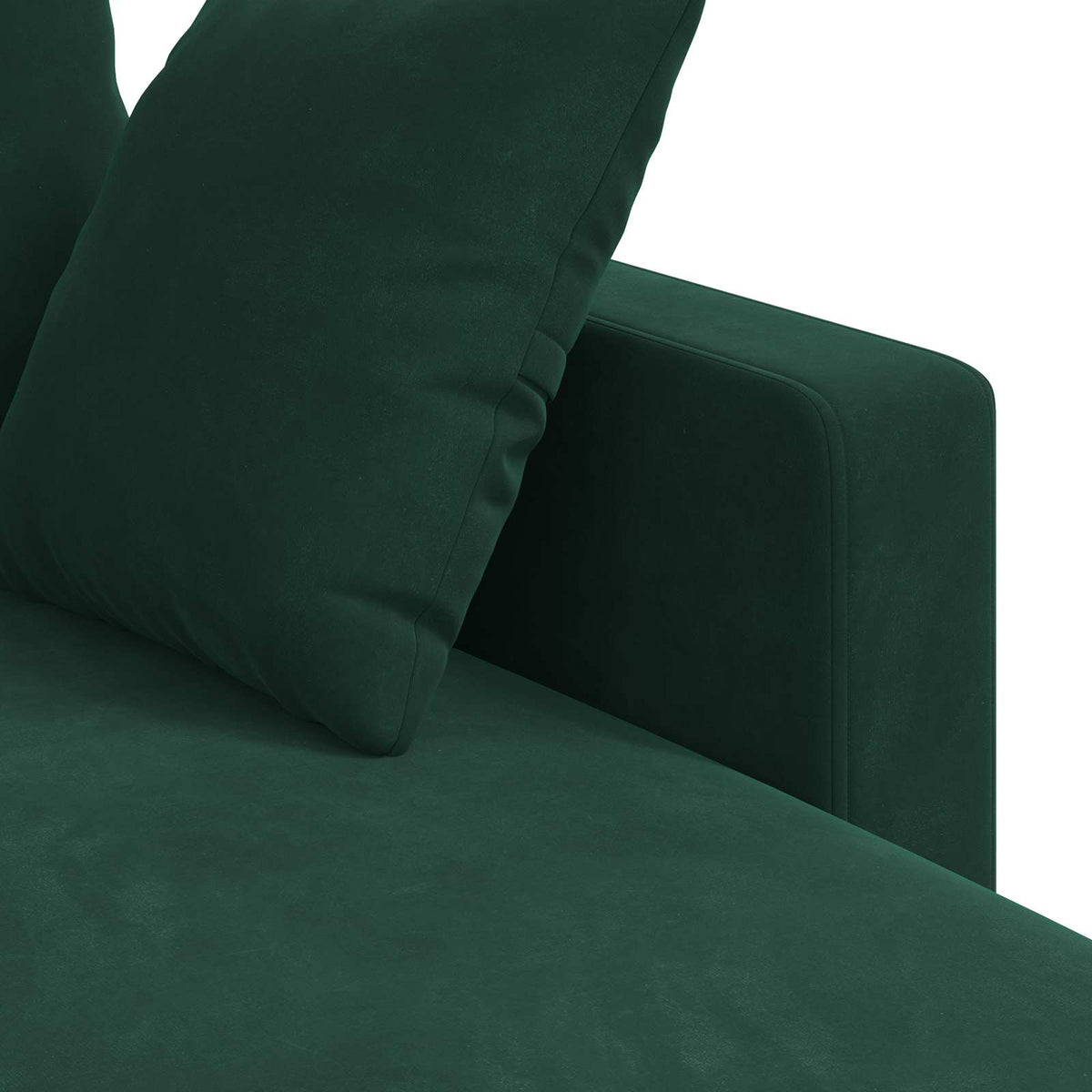 Sofa Tamnozelena 178 x 134 x 80 cm Baršun
