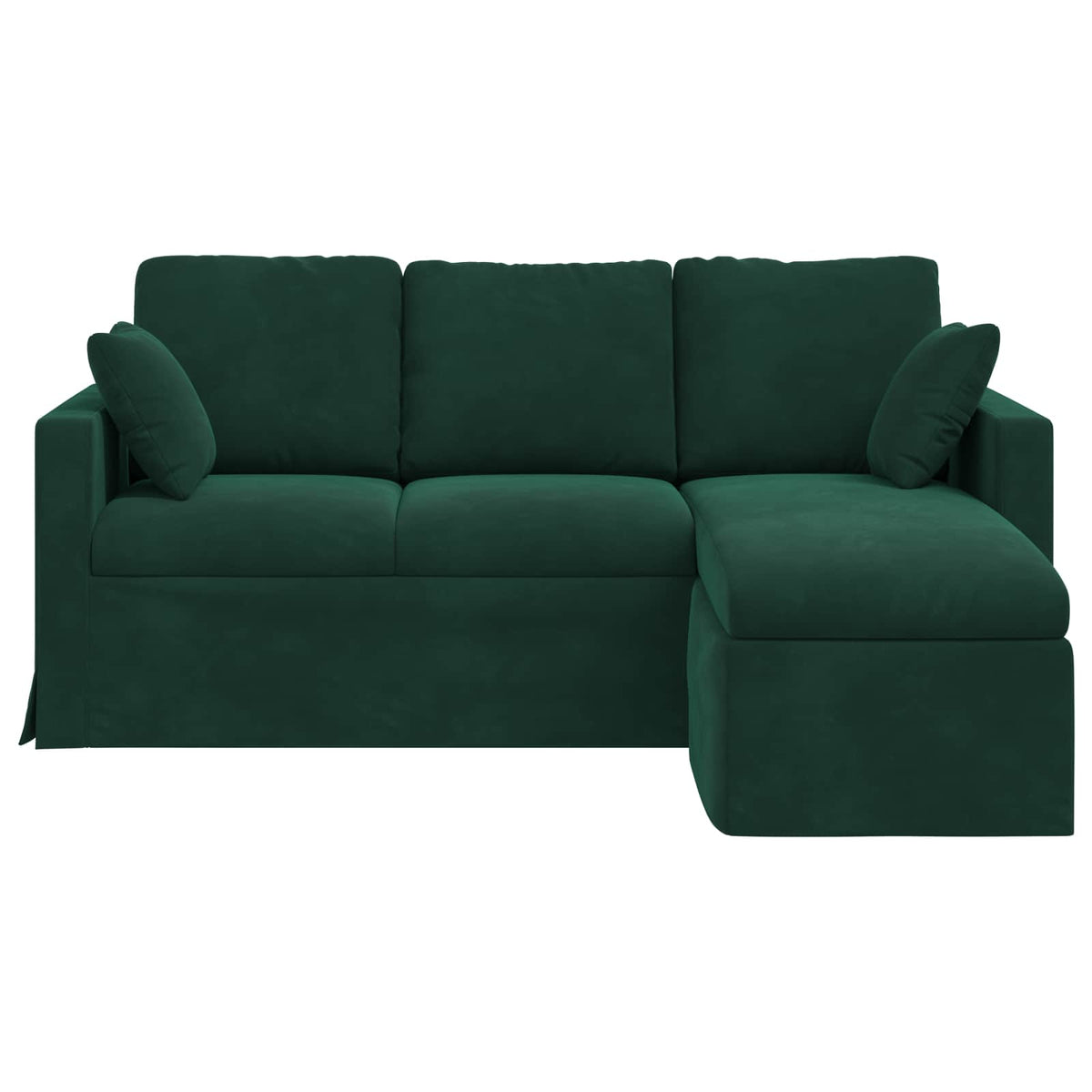 Sofa Tamnozelena 178 x 134 x 80 cm Baršun
