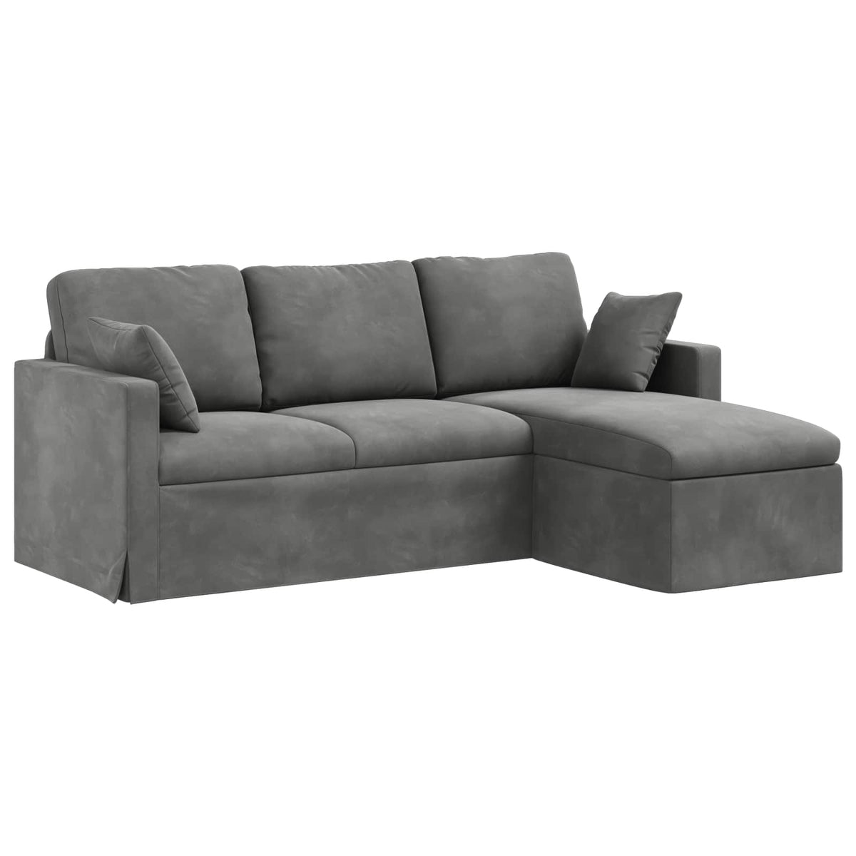 Sofa Tamno siva 198 x 134 x 80 cm Baršun