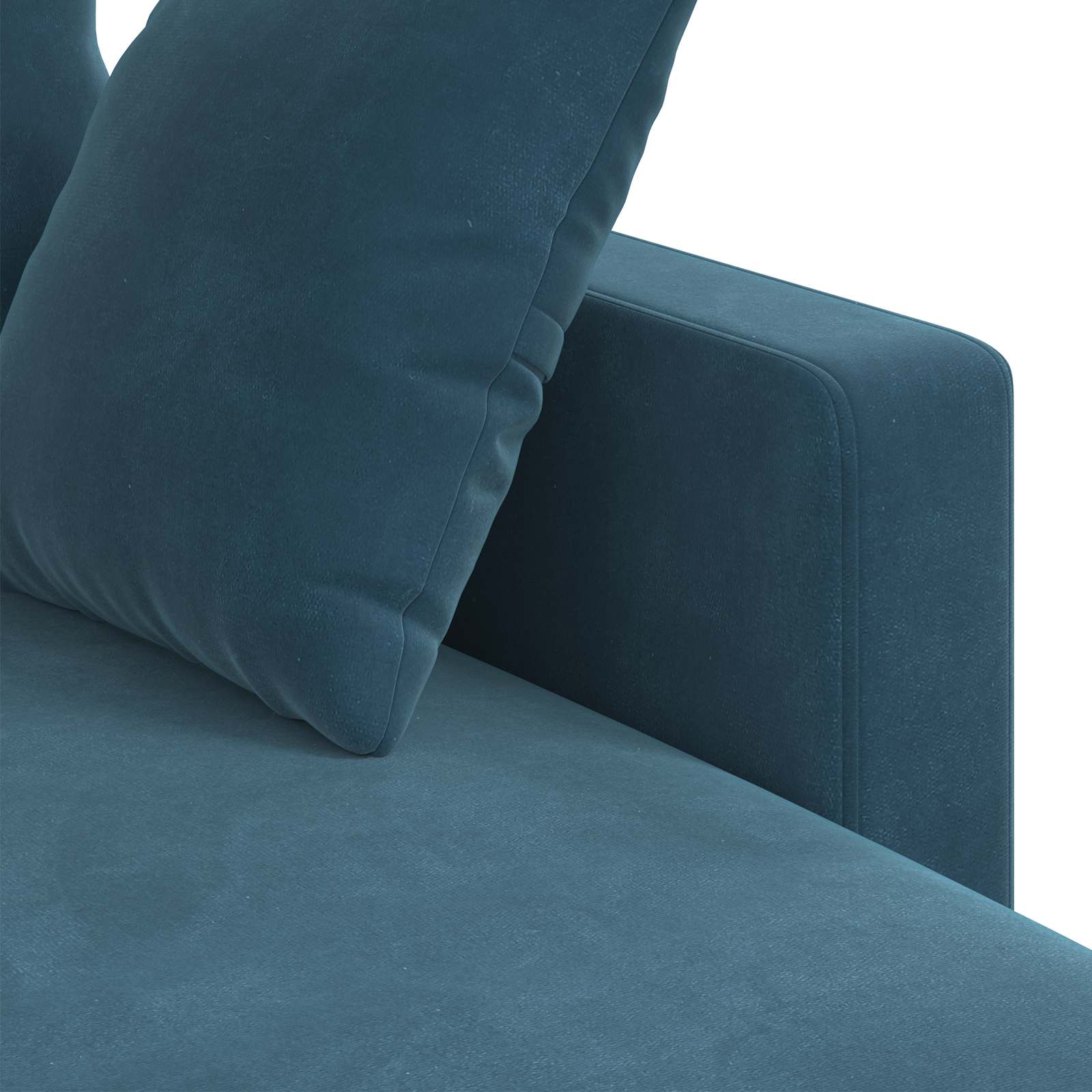 Sofa Plava 198 x 134 x 80 cm Baršun