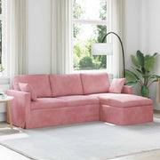 Sofa Ružičasta 228 x 134 x 80 cm Baršun
