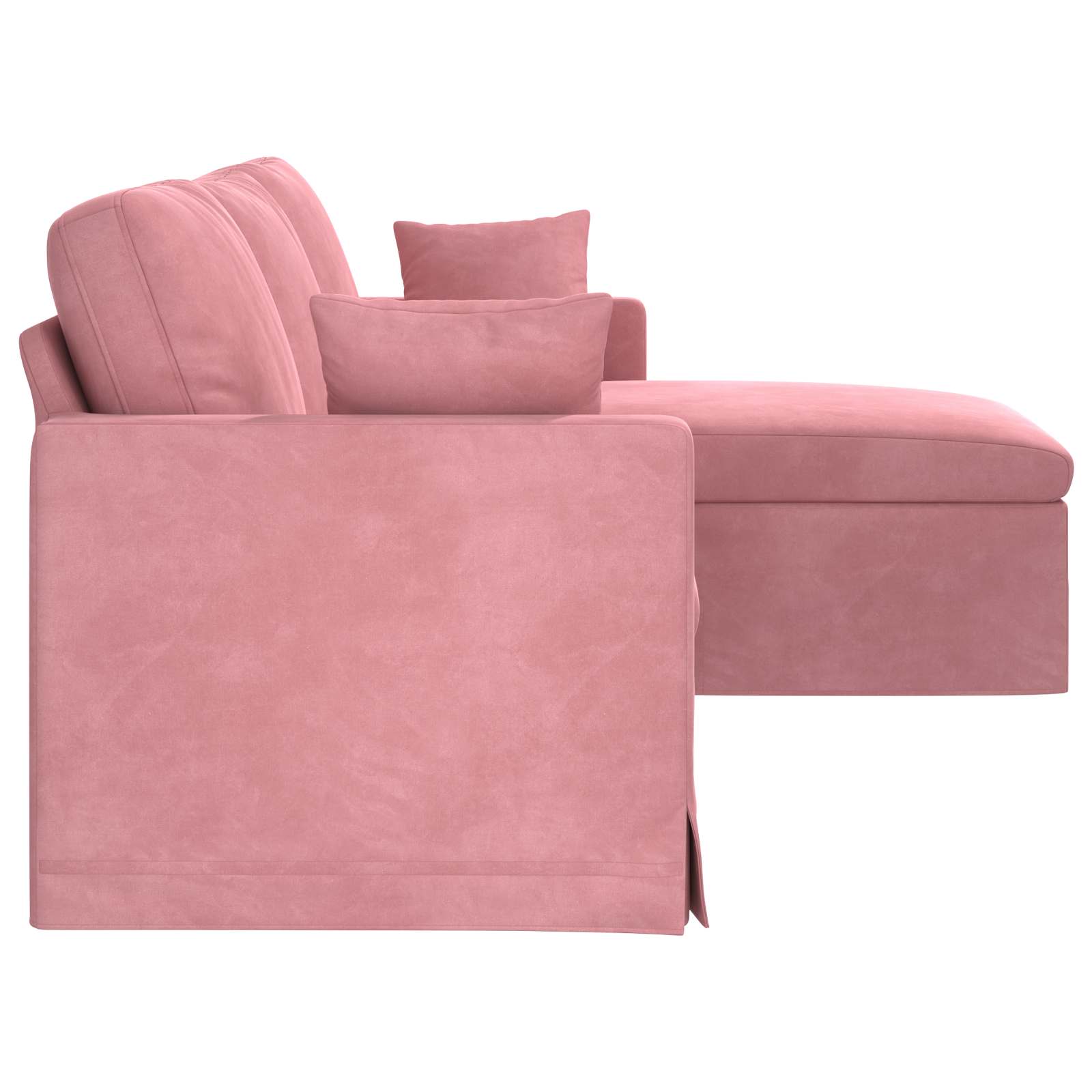 Sofa Ružičasta 228 x 134 x 80 cm Baršun