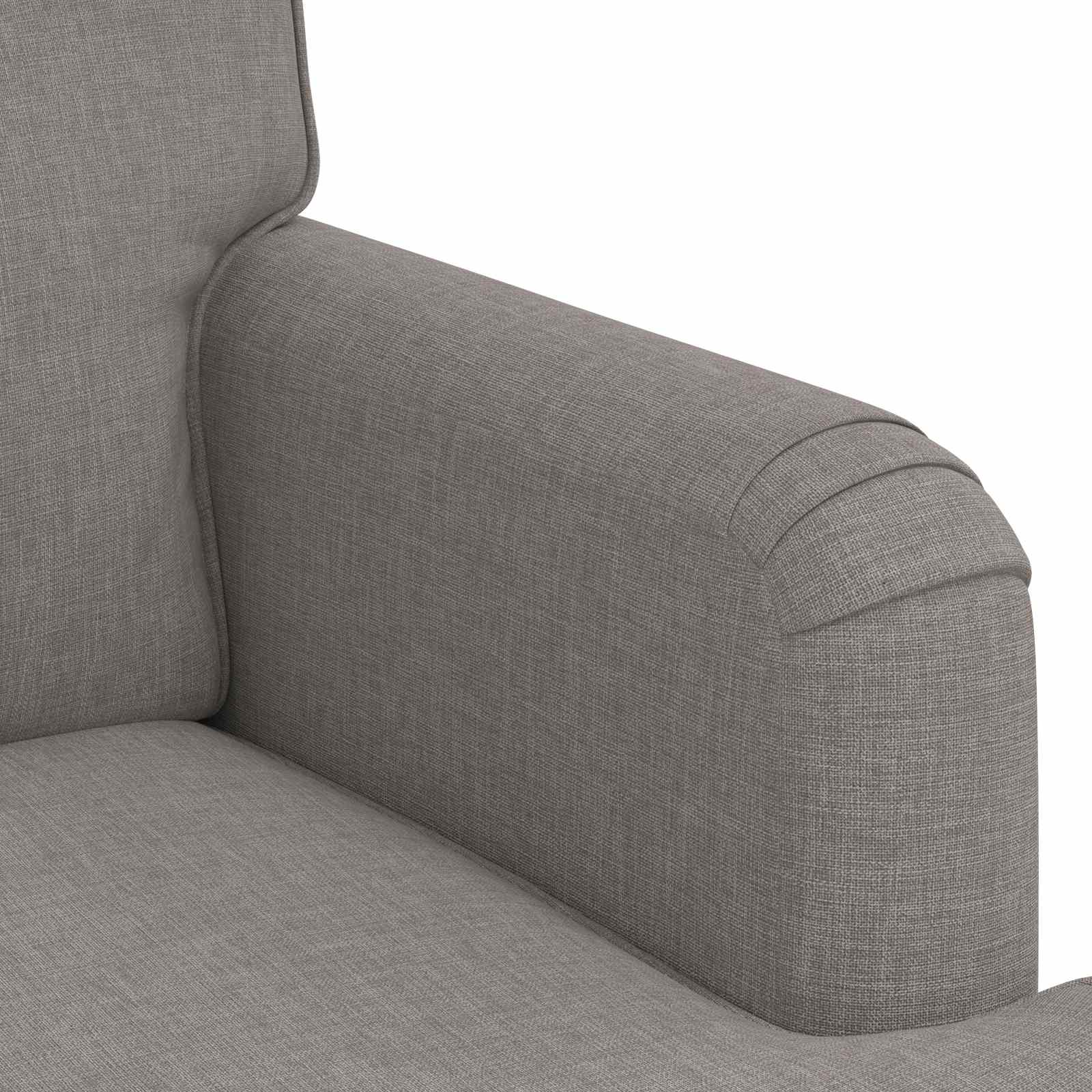 Sofa Sivo-smeđa 144 x 80 x 85 cm tkanina